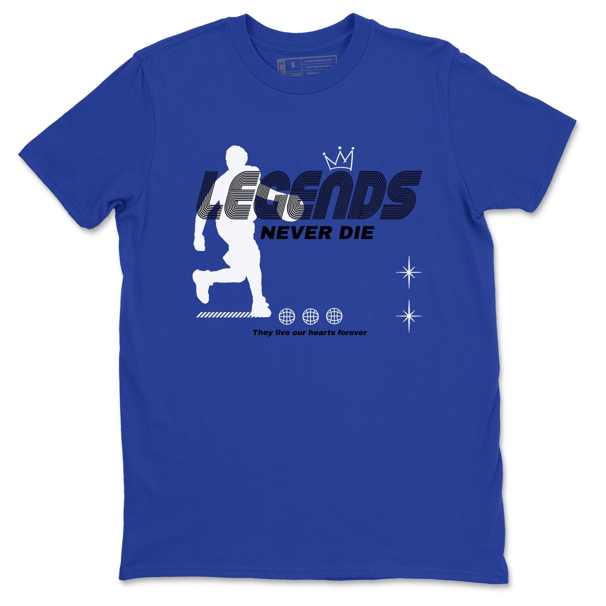 Legends Never Die Sneaker Tees - Air Jordan 12 Blueberry