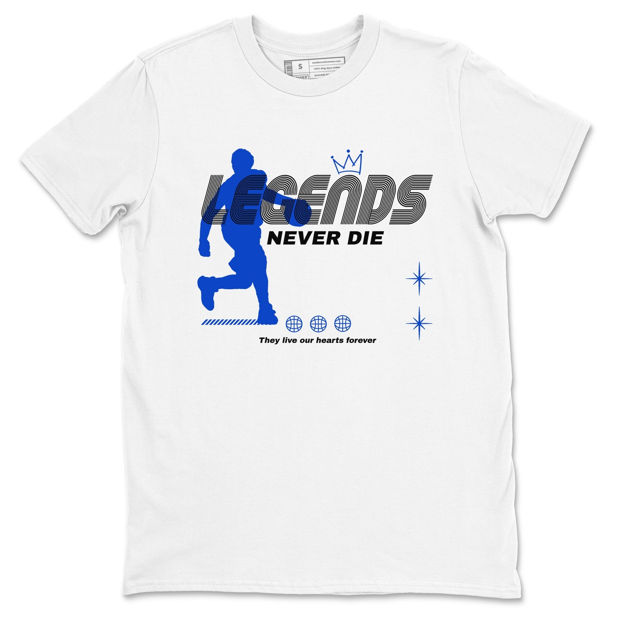 Legends Never Die Sneaker Tees - Air Jordan 12 Blueberry