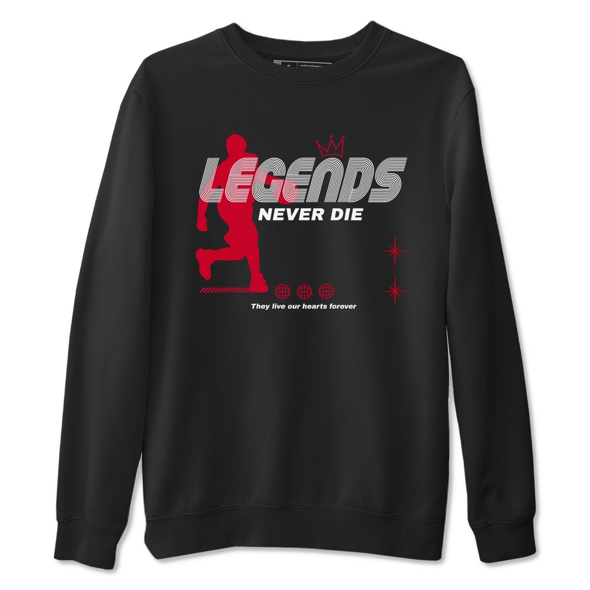 Legends Never Die Sneaker Tees - Air Jordan 12 Flu Game