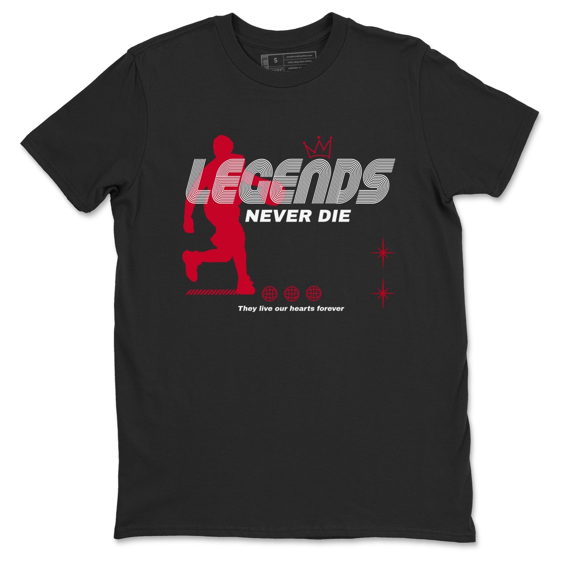Legends Never Die Sneaker Tees - Air Jordan 12 Flu Game