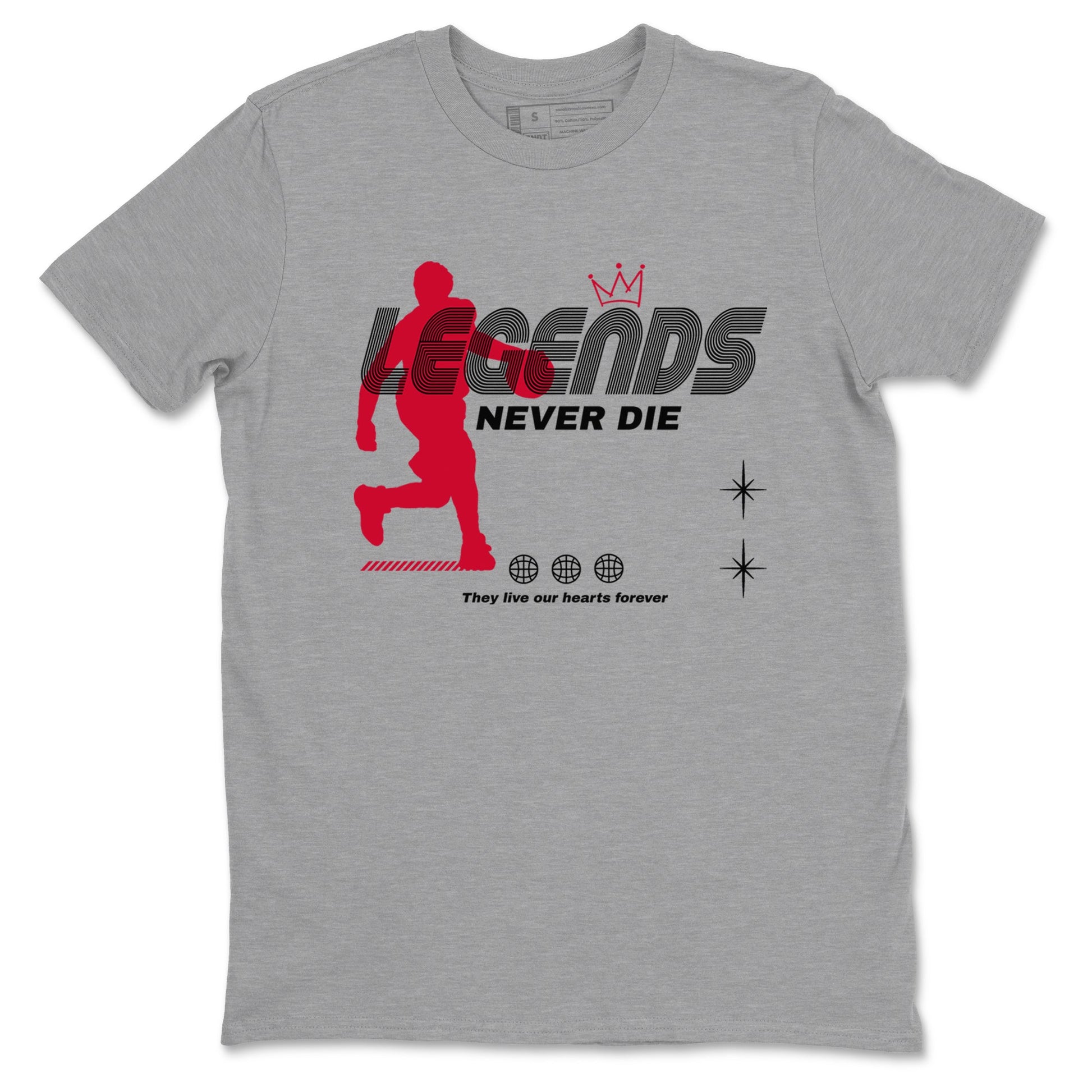Legends Never Die Sneaker Tees - Air Jordan 12 Flu Game