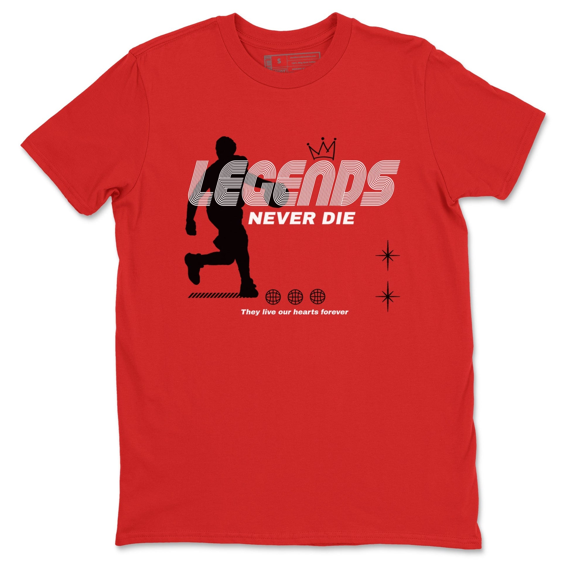 Legends Never Die Sneaker Tees - Air Jordan 12 Flu Game
