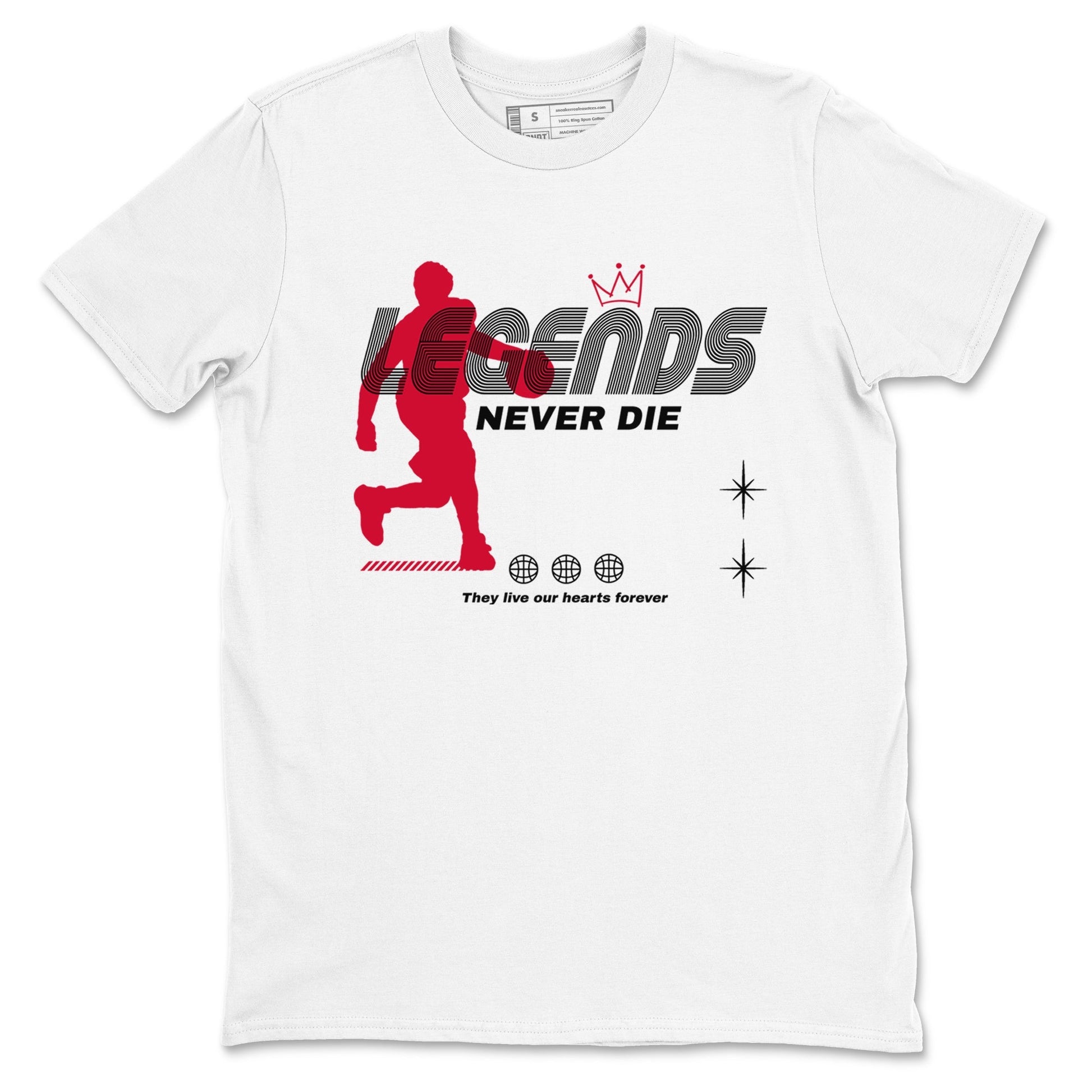 Legends Never Die Sneaker Tees - Air Jordan 12 Flu Game