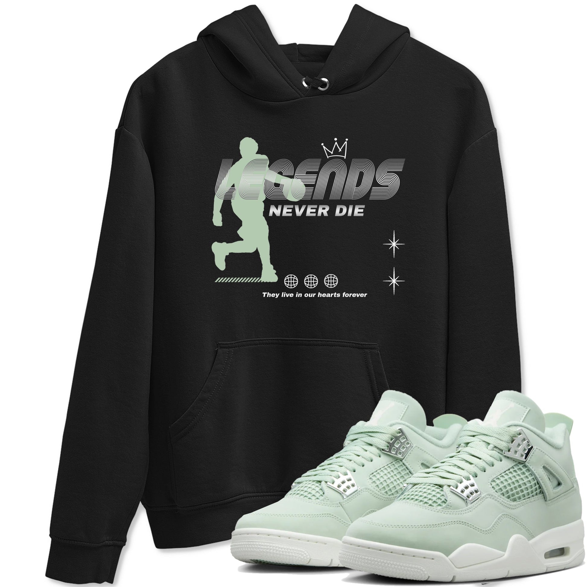 Legends Never Die Sneaker Tees - Air Jordan 4 Abundance