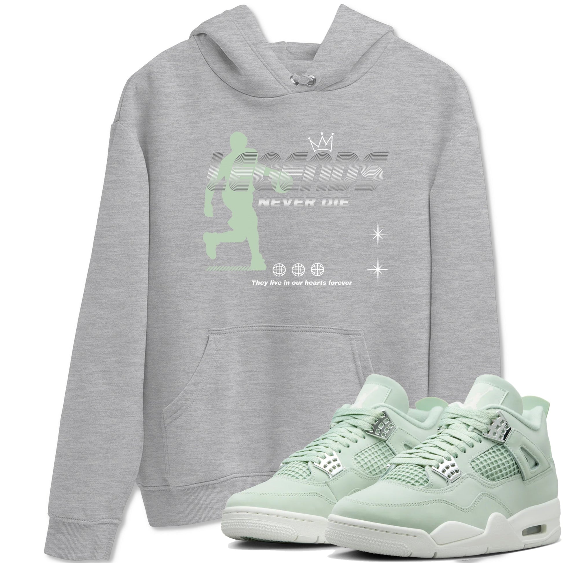 Legends Never Die Sneaker Tees - Air Jordan 4 Abundance