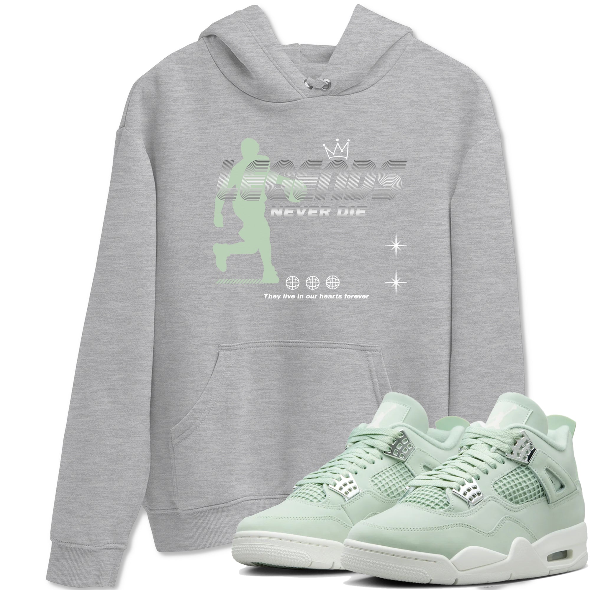 Legends Never Die Sneaker Tees - Air Jordan 4 Abundance