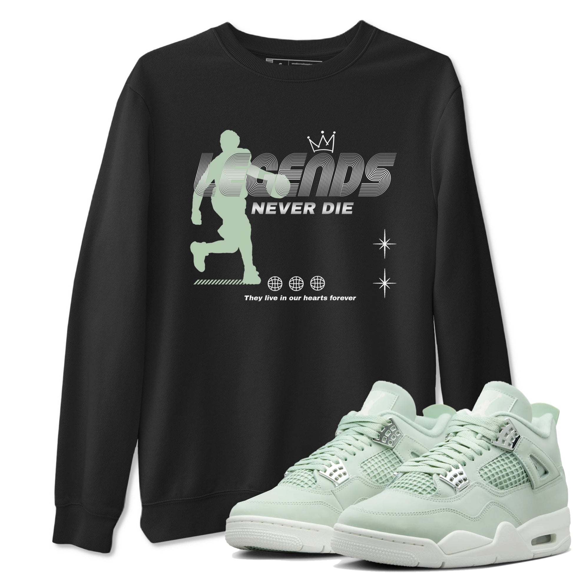 Legends Never Die Sneaker Tees - Air Jordan 4 Abundance