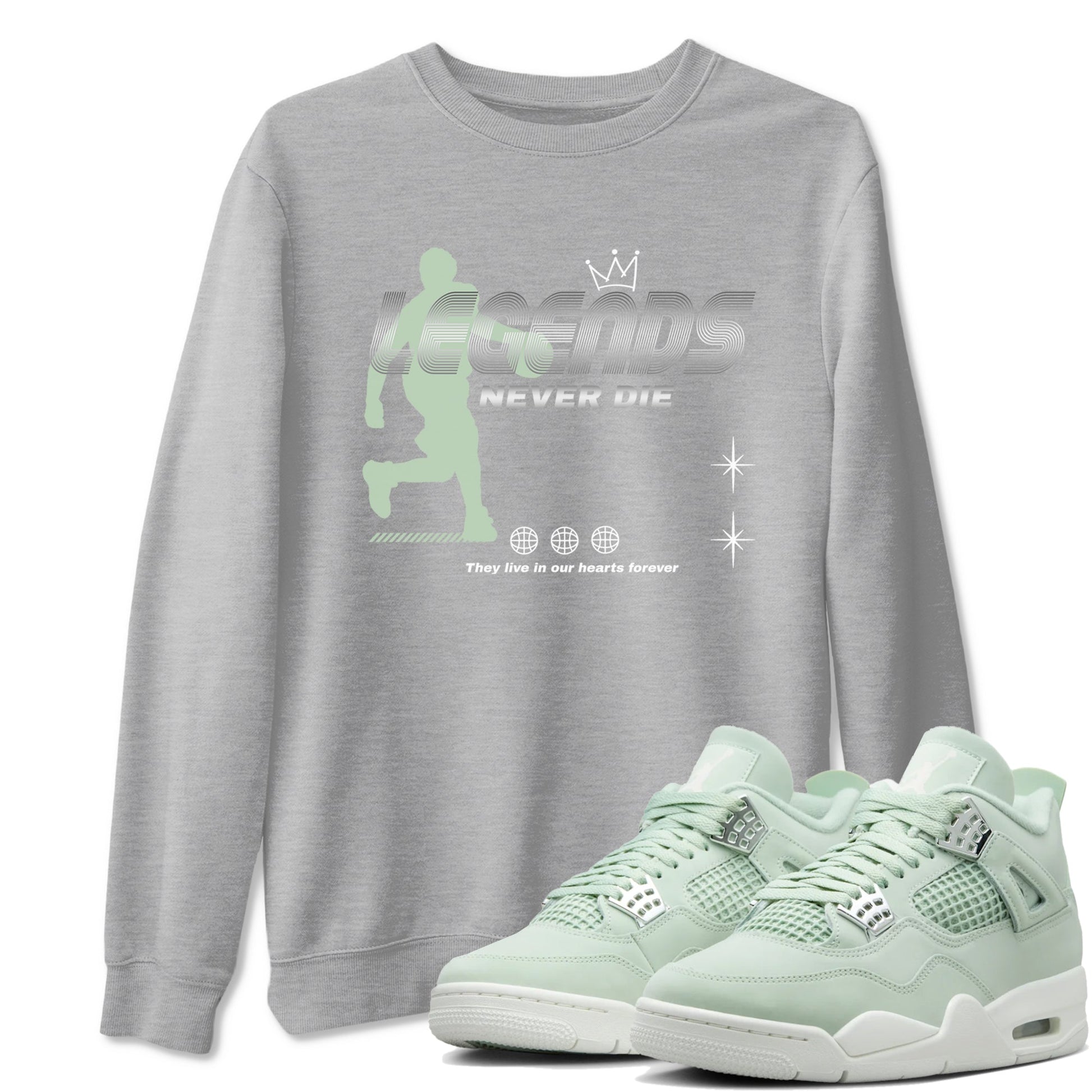 Legends Never Die Sneaker Tees - Air Jordan 4 Abundance
