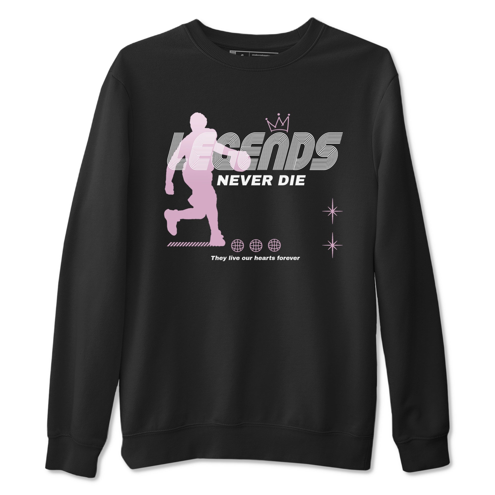 Legends Never Die Sneaker Tees - Air Jordan 4 Orchid