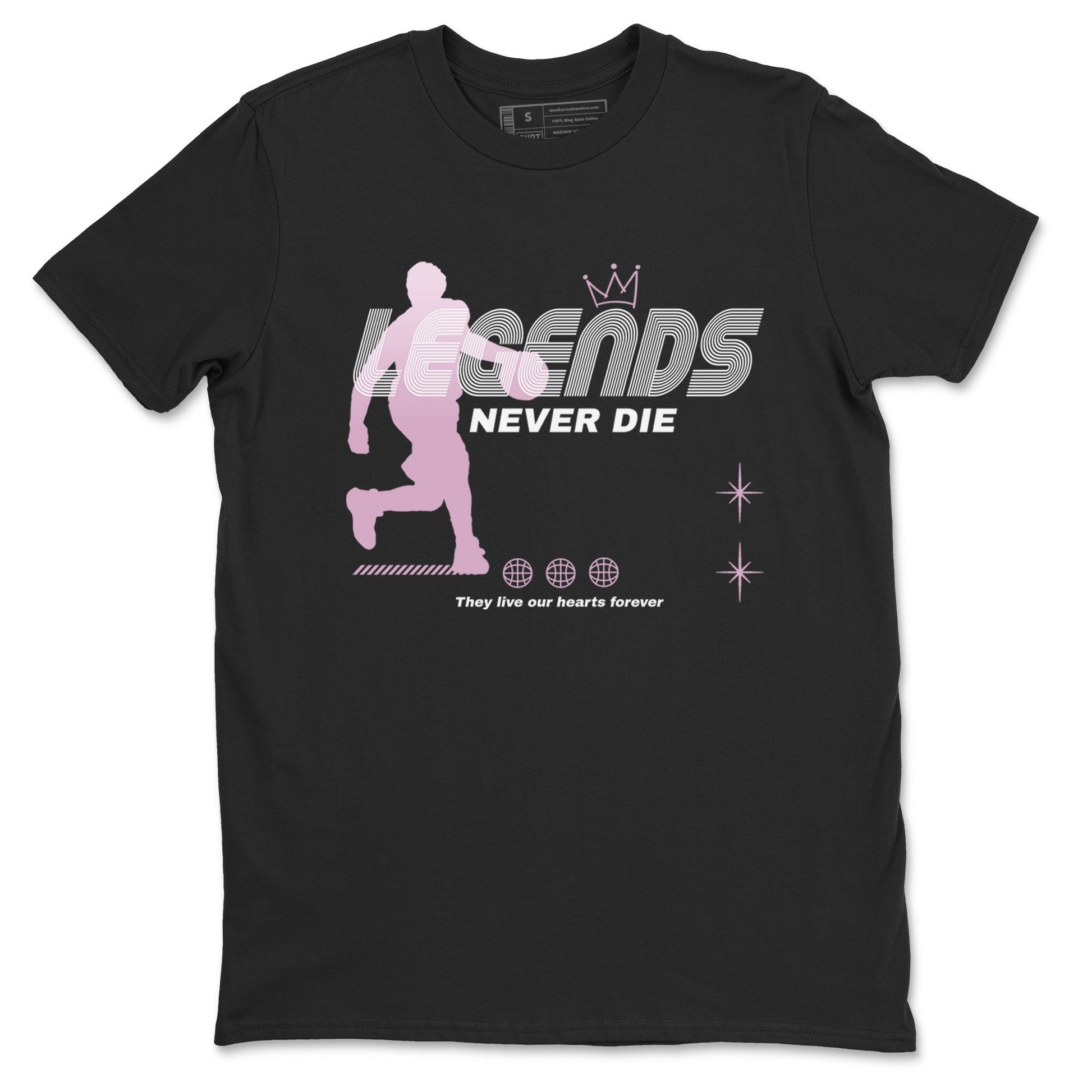 Legends Never Die Sneaker Tees - Air Jordan 4 Orchid