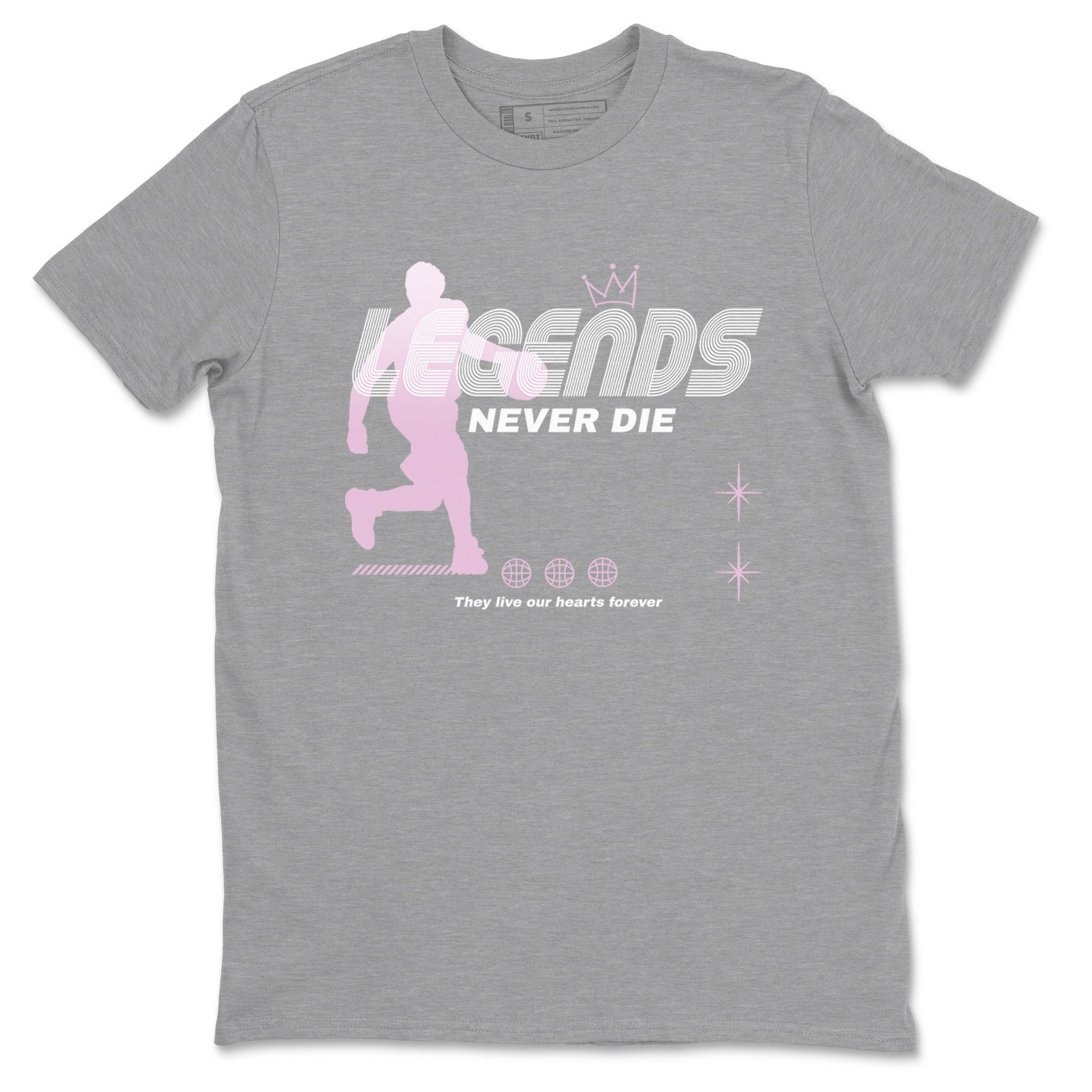 Legends Never Die Sneaker Tees - Air Jordan 4 Orchid