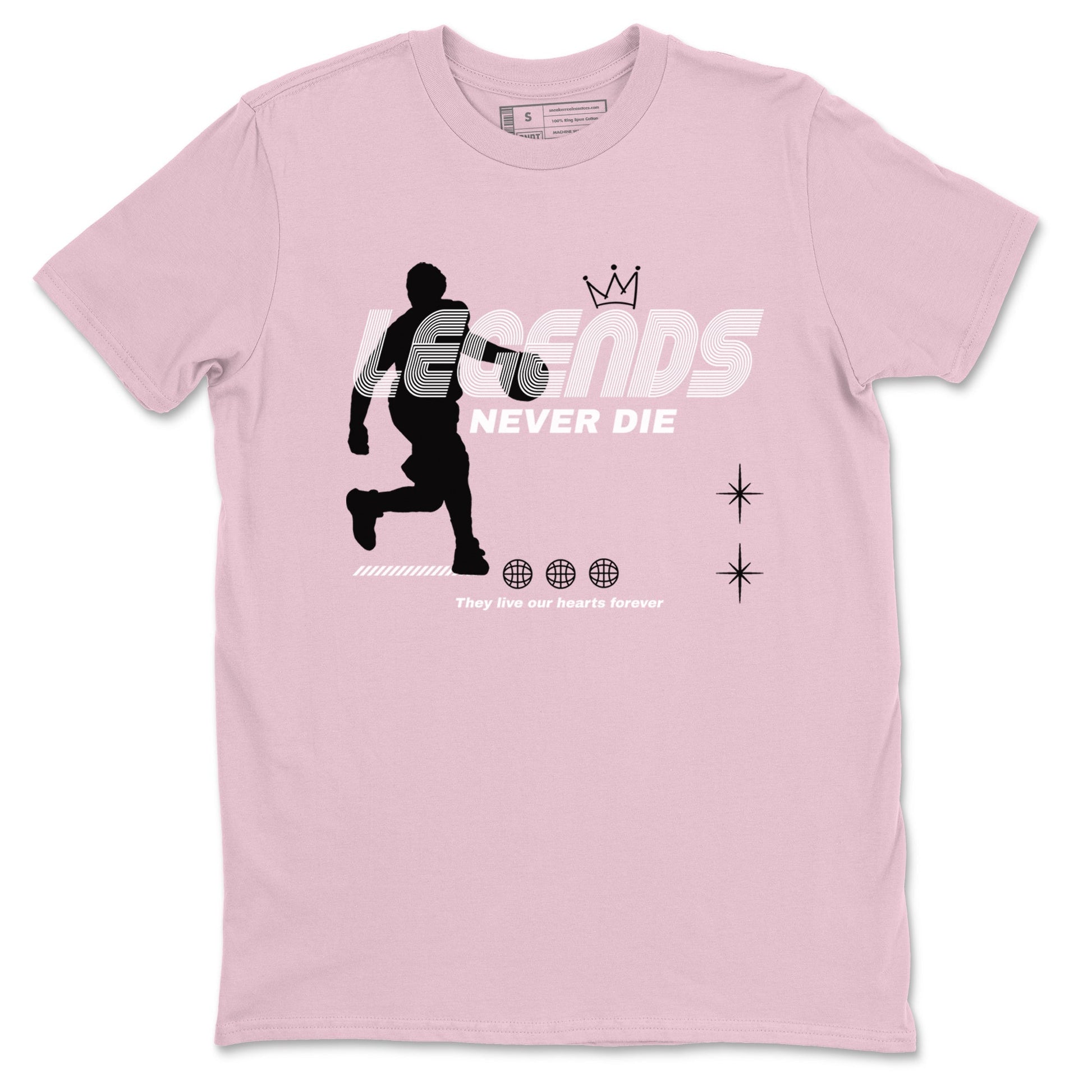 Legends Never Die Sneaker Tees - Air Jordan 4 Orchid