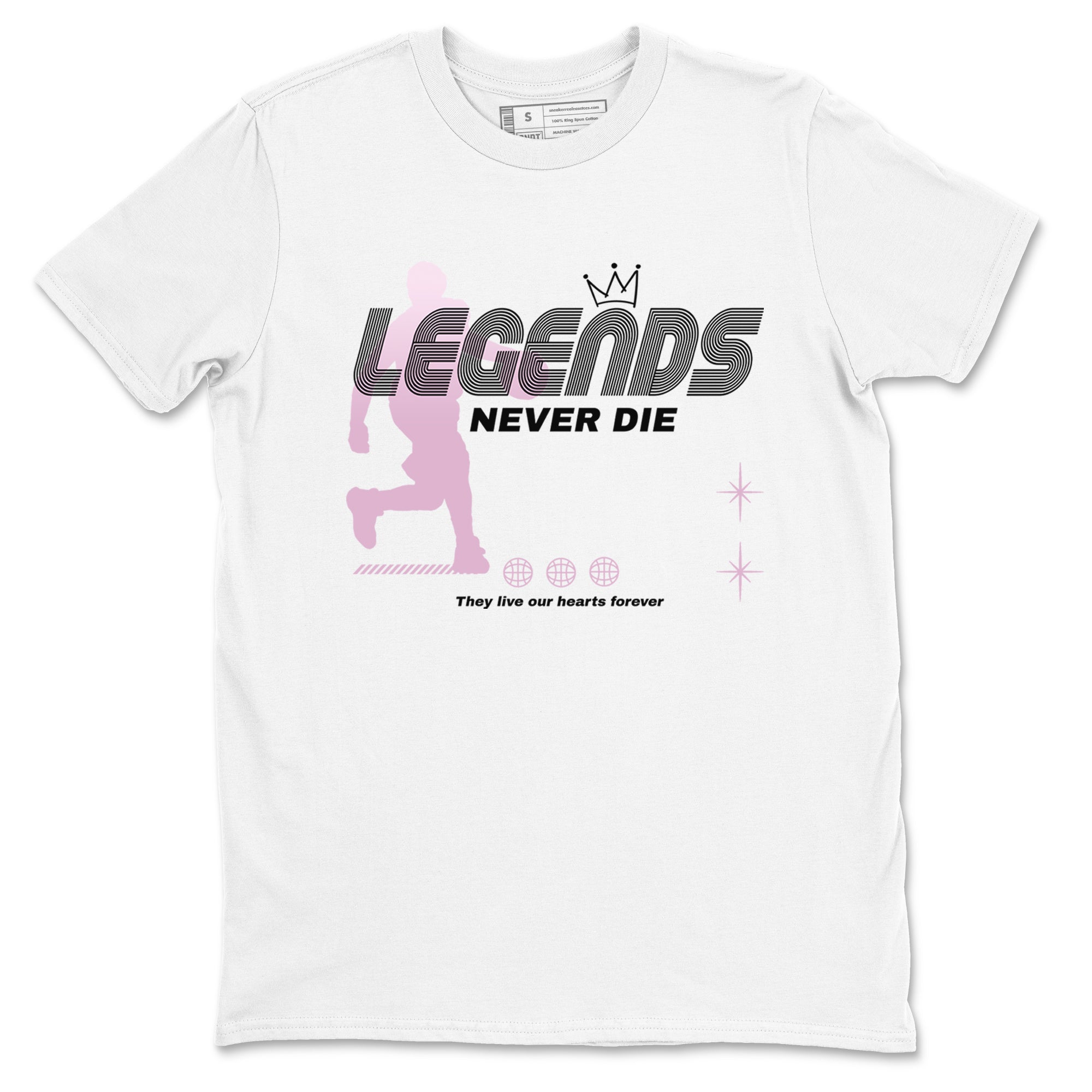 Legends Never Die Sneaker Tees - Air Jordan 4 Orchid
