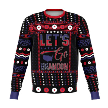 Lets Go Brandon For For Meme 3d Ugly Christmas Sweater ? Usalast