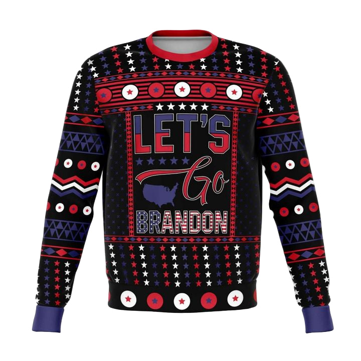 Lets Go Brandon For For Meme 3d Ugly Christmas Sweater ? Usalast