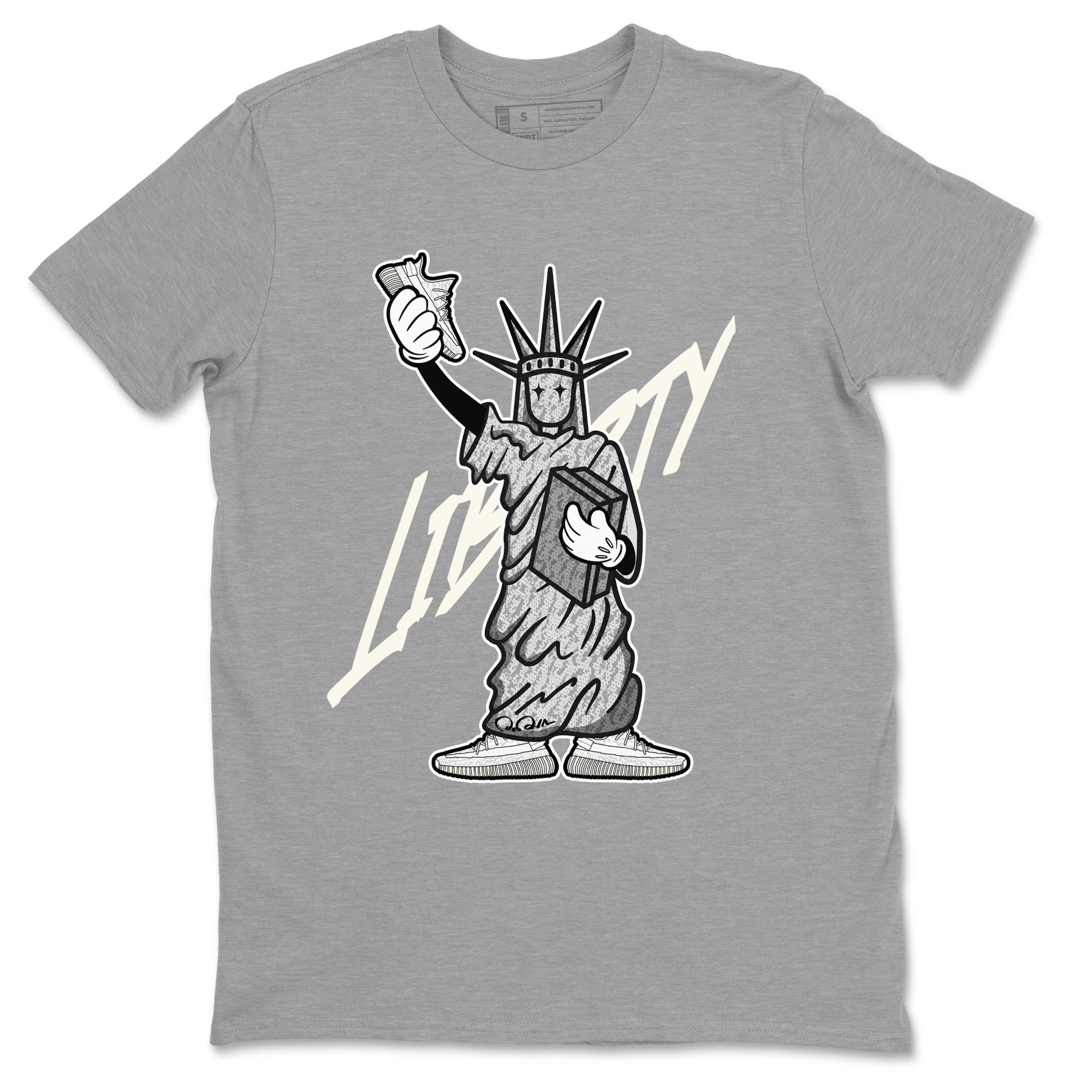 Statue Of Liberty Sneaker Tee - Yeezy 350 Static