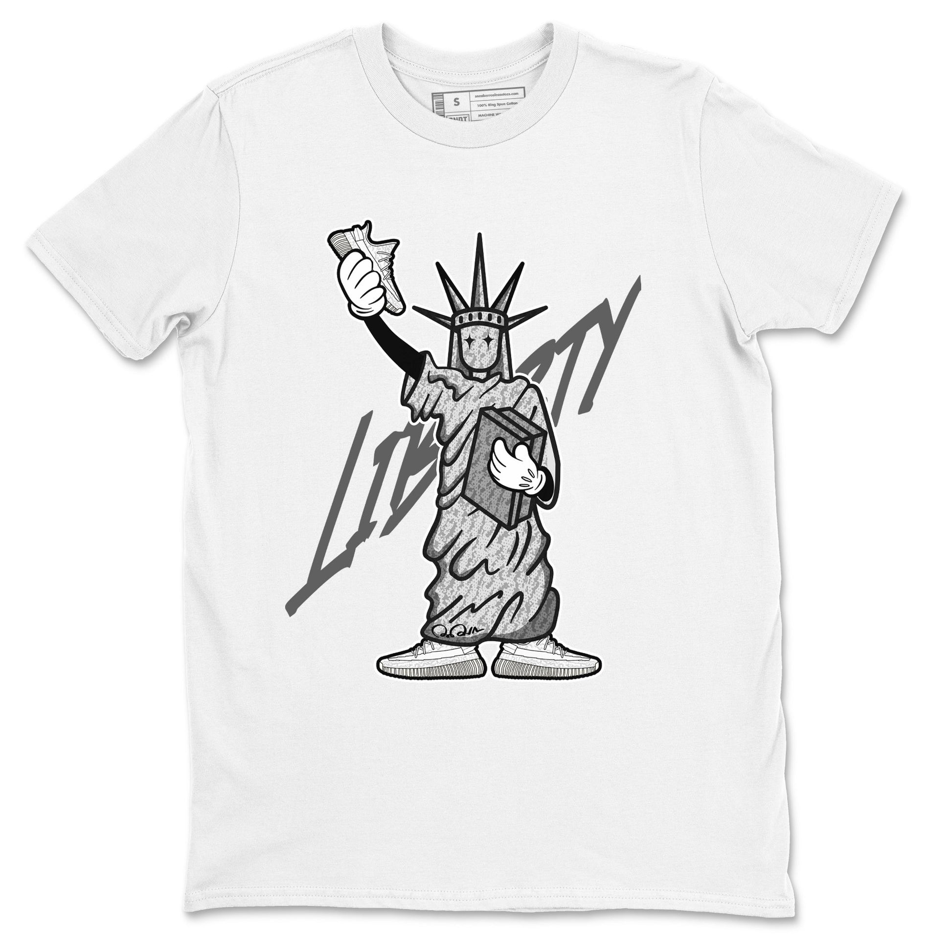 Statue Of Liberty Sneaker Tee - Yeezy 350 Static