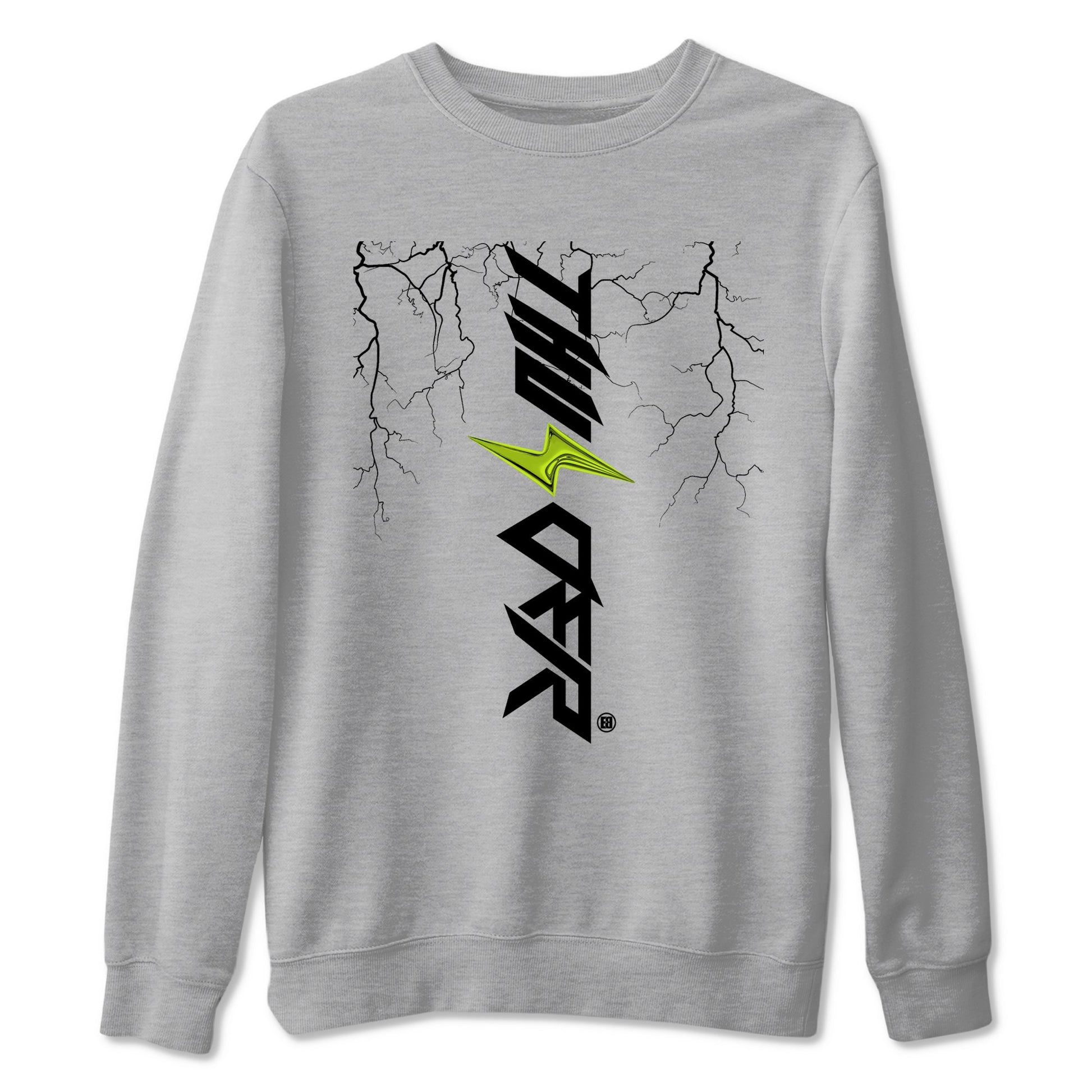 Lightning Thunder Sneaker Tees - Air Foamposite One Black Volt