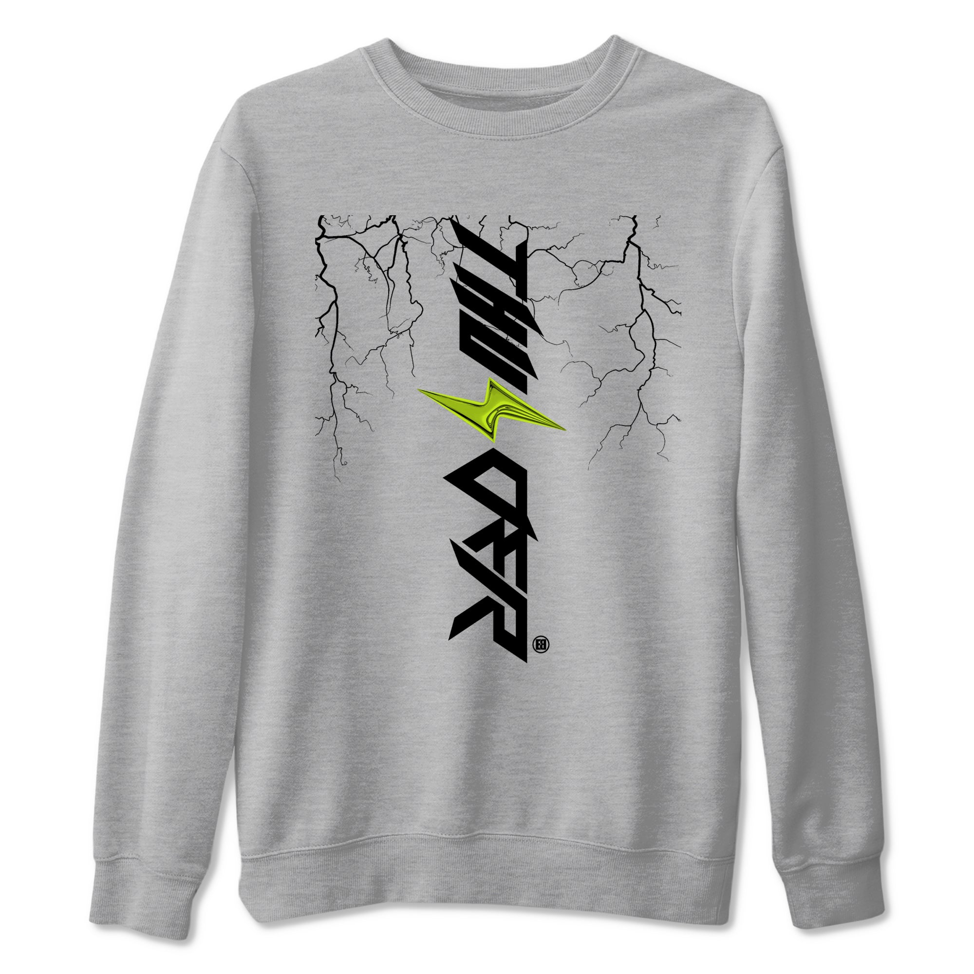 Lightning Thunder Sneaker Tees - Air Foamposite One Black Volt