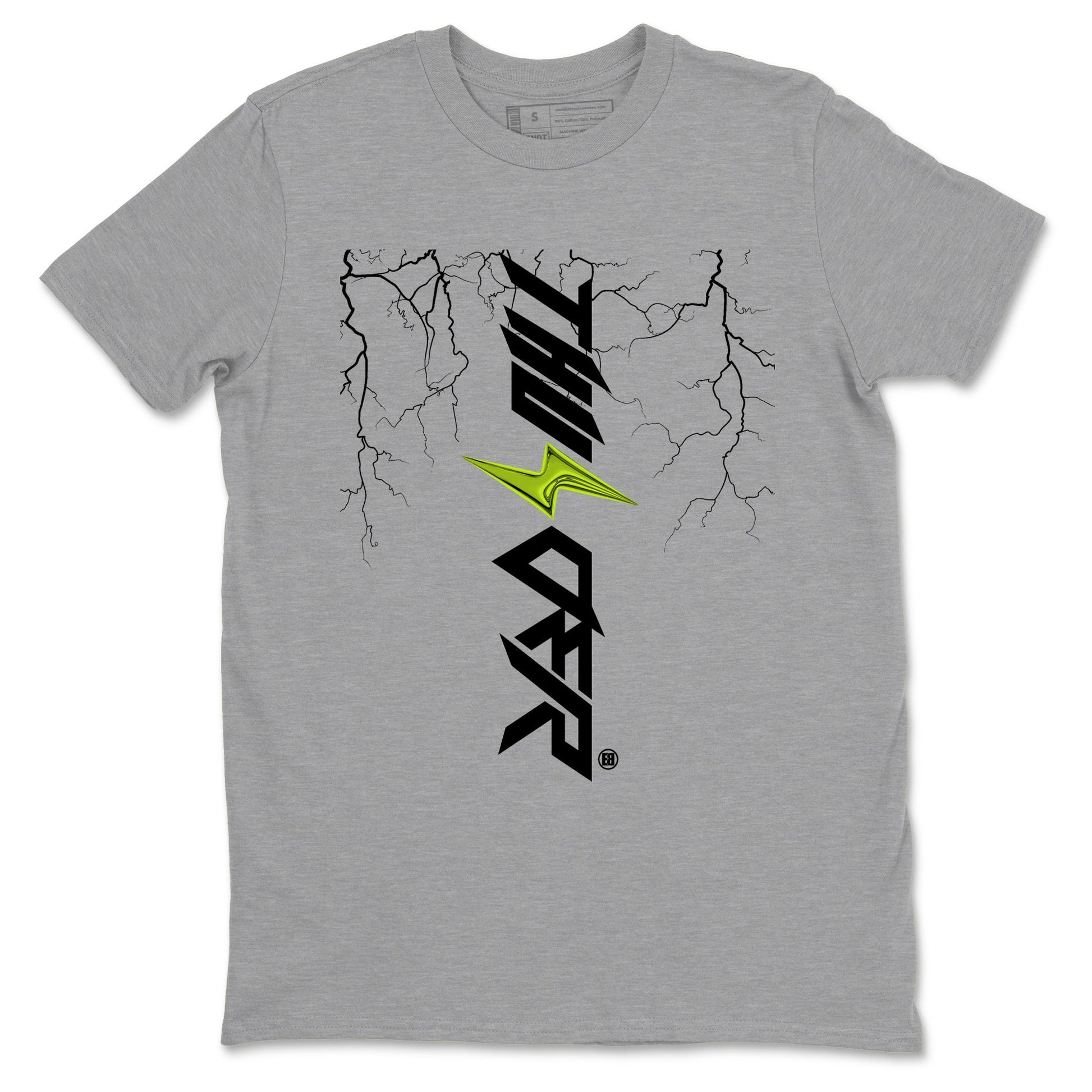 Lightning Thunder Sneaker Tees - Air Foamposite One Black Volt
