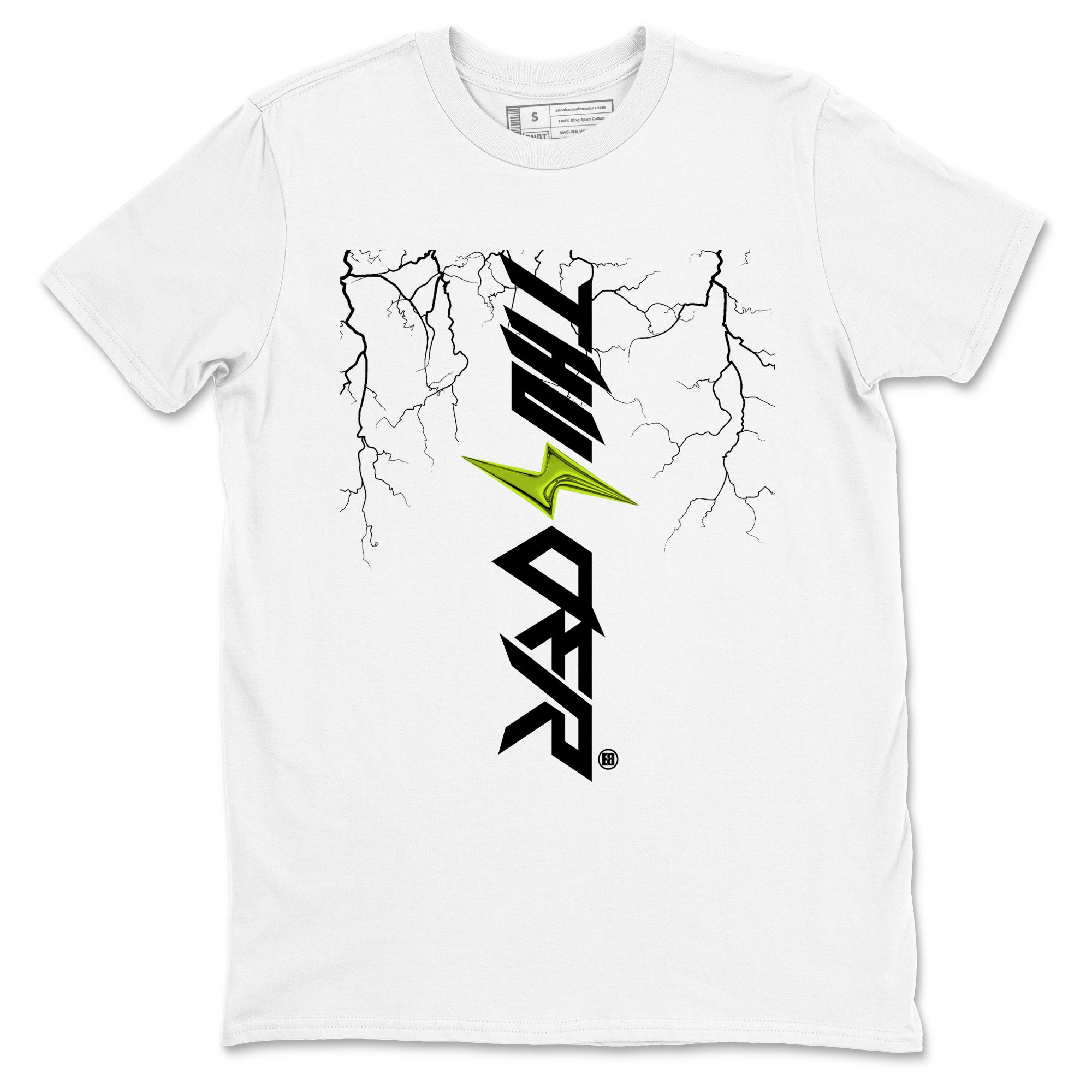 Lightning Thunder Sneaker Tees - Air Foamposite One Black Volt