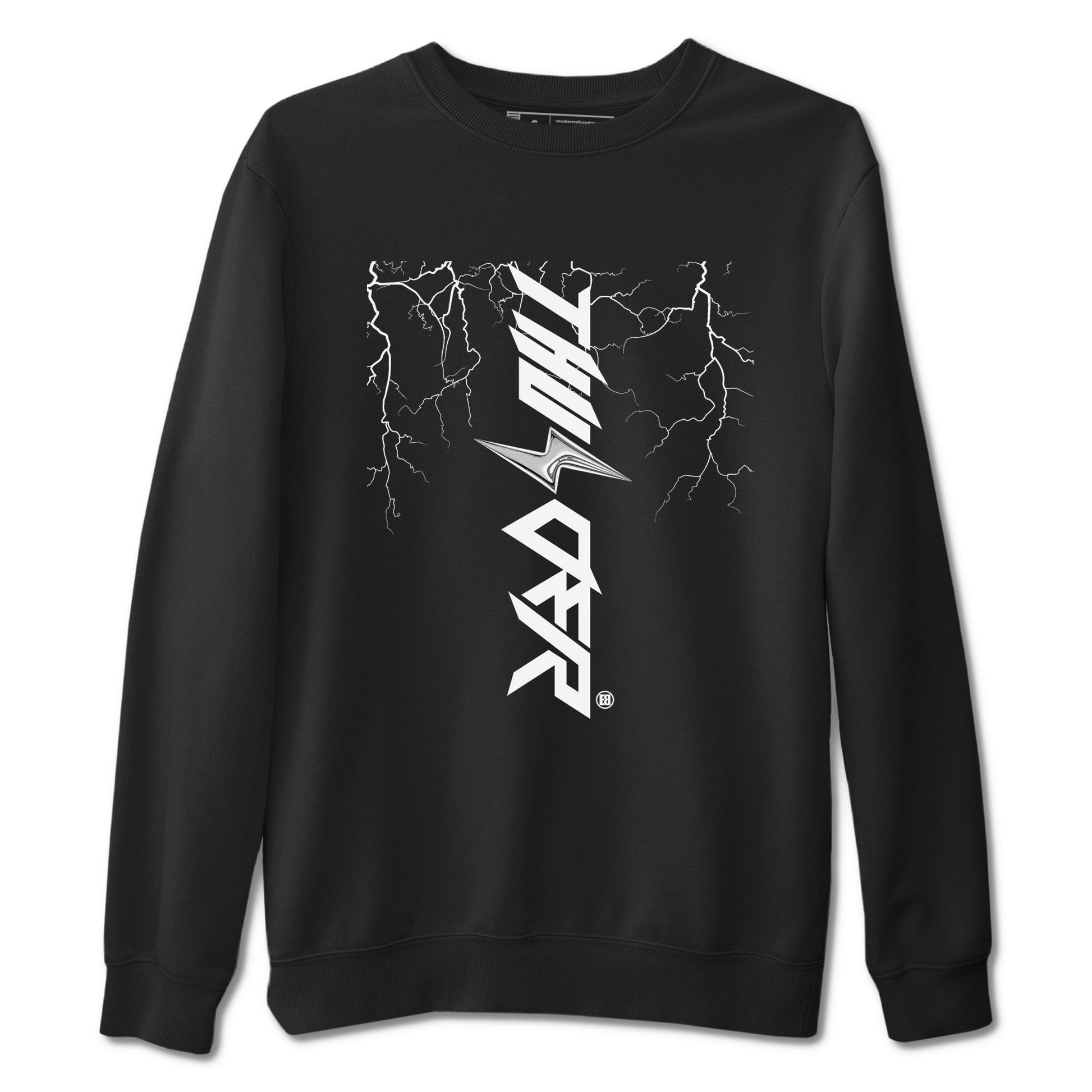 Lightning Thunder Sneaker Tees - Air Jordan 4 White Thunder