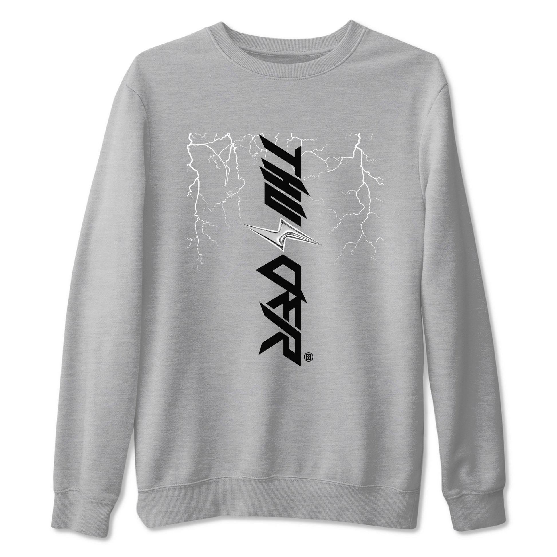 Lightning Thunder Sneaker Tees - Air Jordan 4 White Thunder