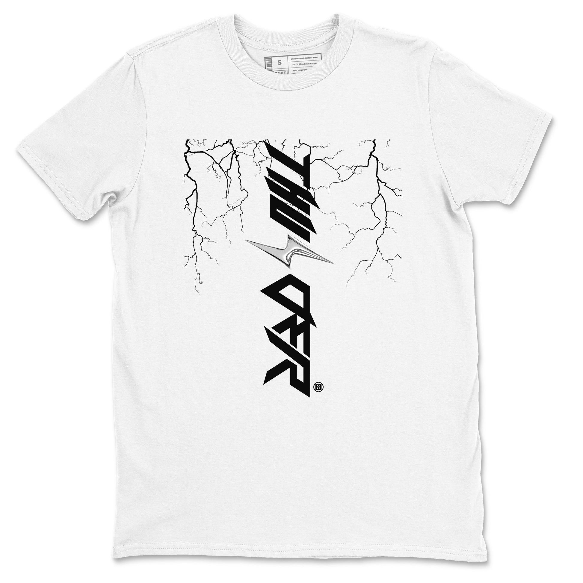Lightning Thunder Sneaker Tees - Air Jordan 4 White Thunder