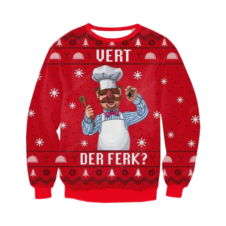 Limited Vert Der Ferk The Printed Sweater ? Usalast