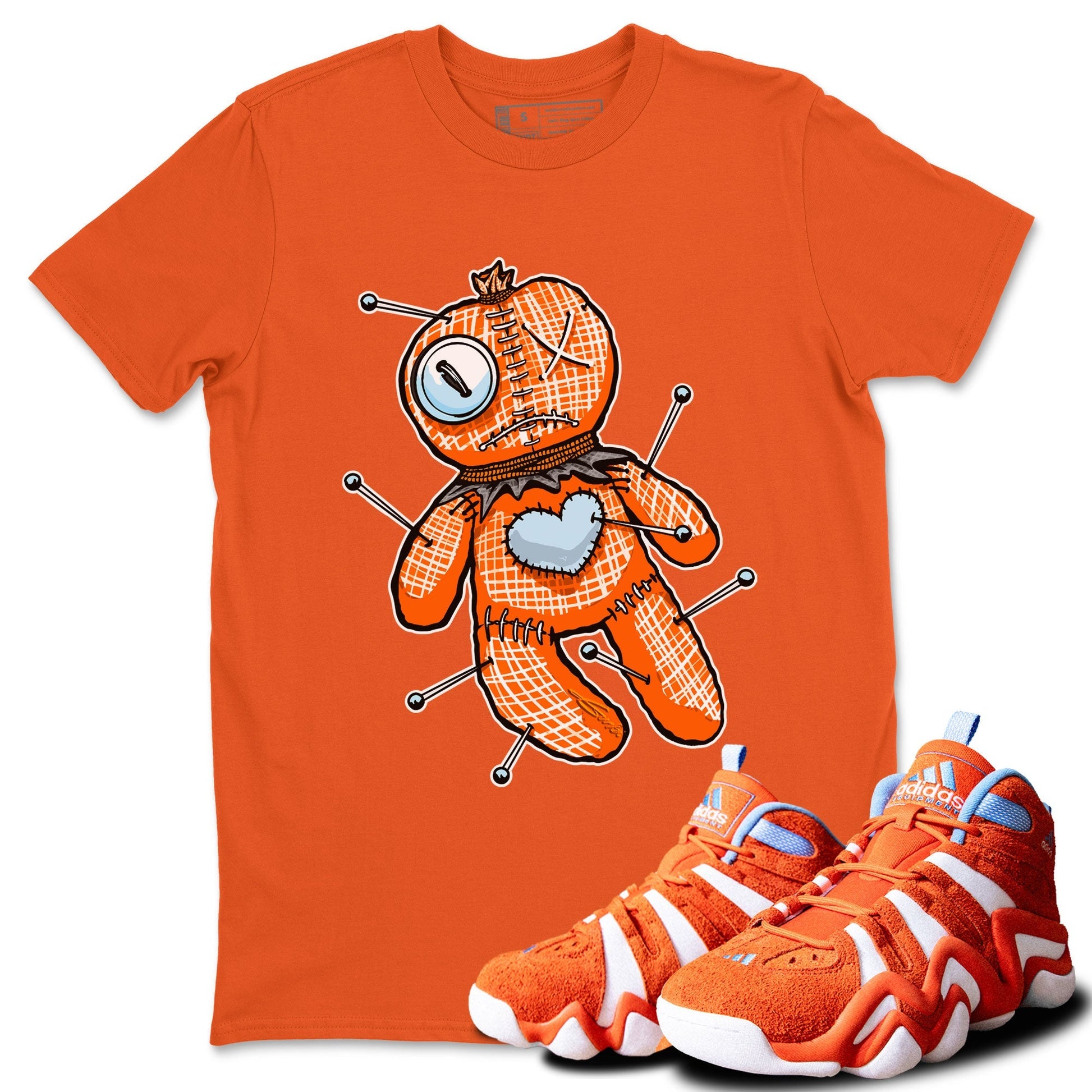 Linen Voodoo Doll Sneaker Tee - Crazy 8 Team Orange