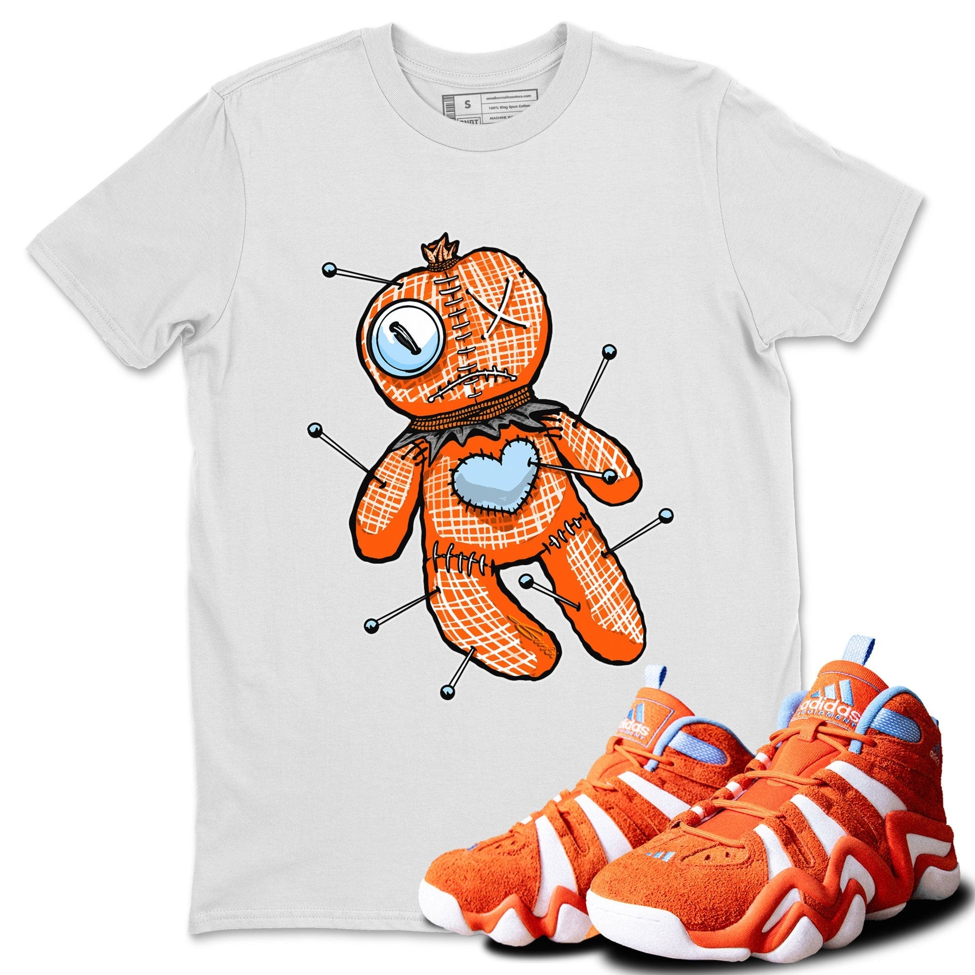 Linen Voodoo Doll Sneaker Tee - Crazy 8 Team Orange