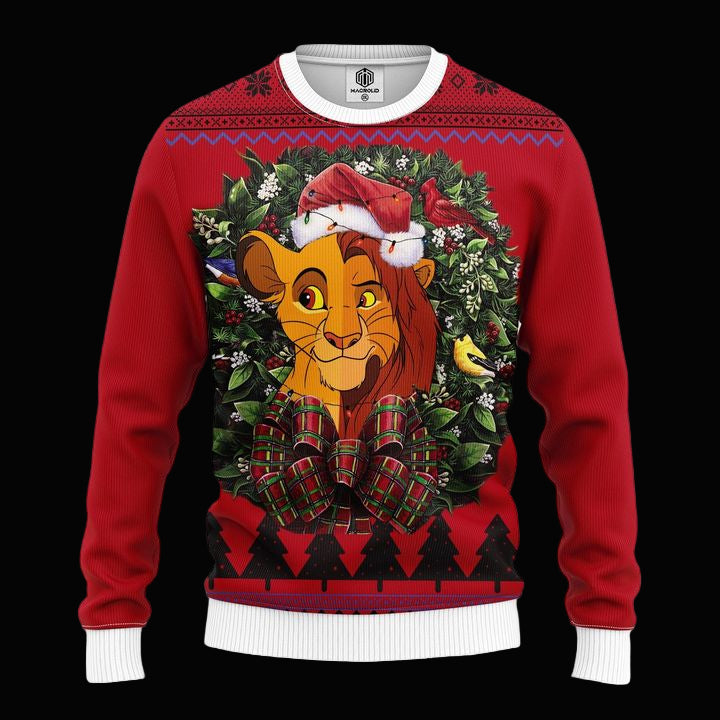 Lion King Noel Mc 1 Ugly Christmas Sweater Thanksgiving Gift ? Usalast
