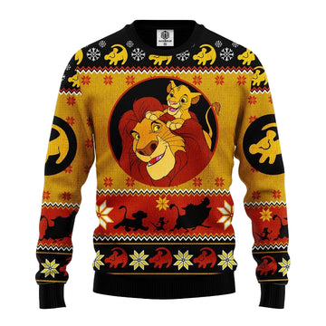 Lion King Simba Ugly Christmas Sweater Amazing Gift Idea Thanksgiving Gift ? L581 ? Usalast