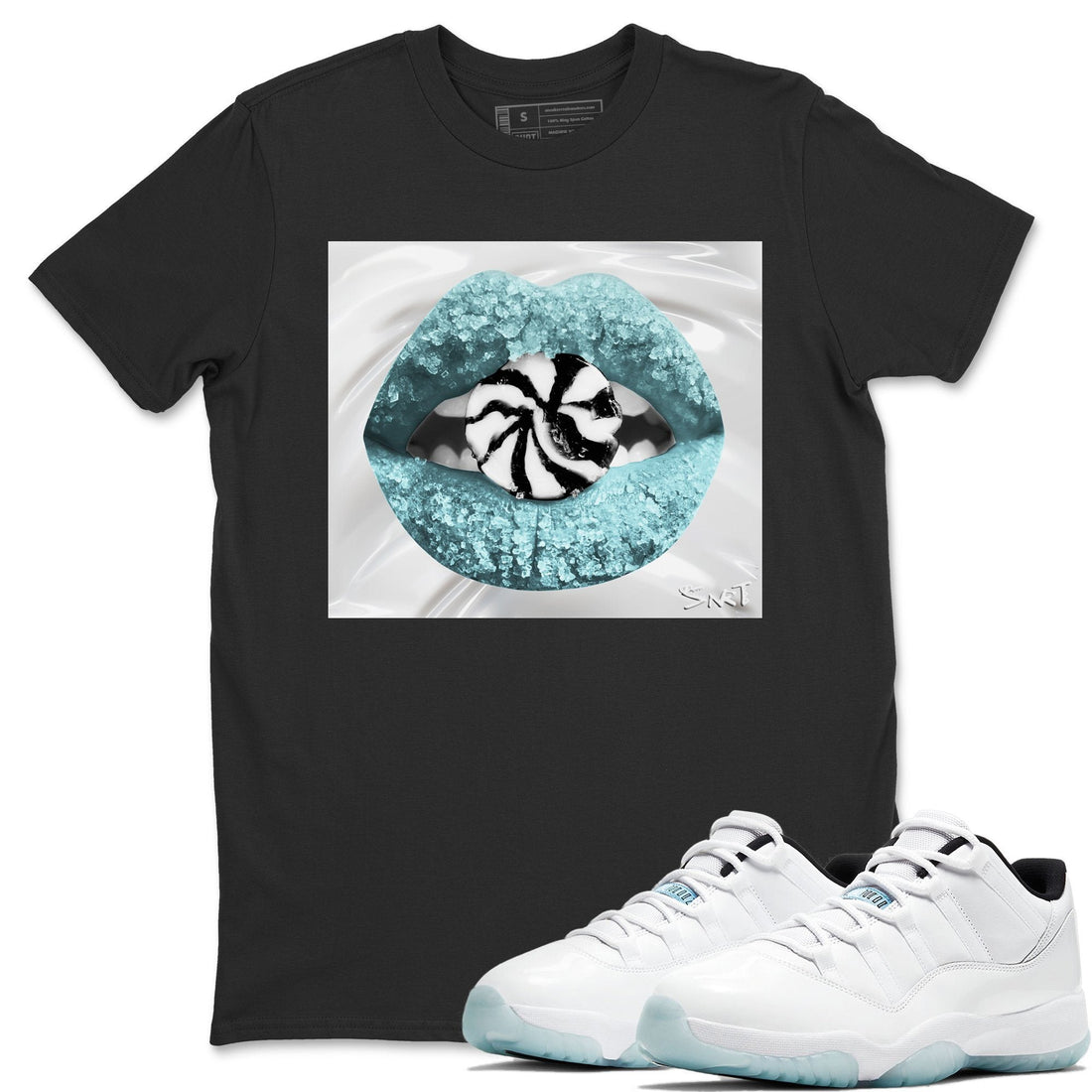 Lips Candy Unisex Tops - Air Jordan 11 Legend Blue