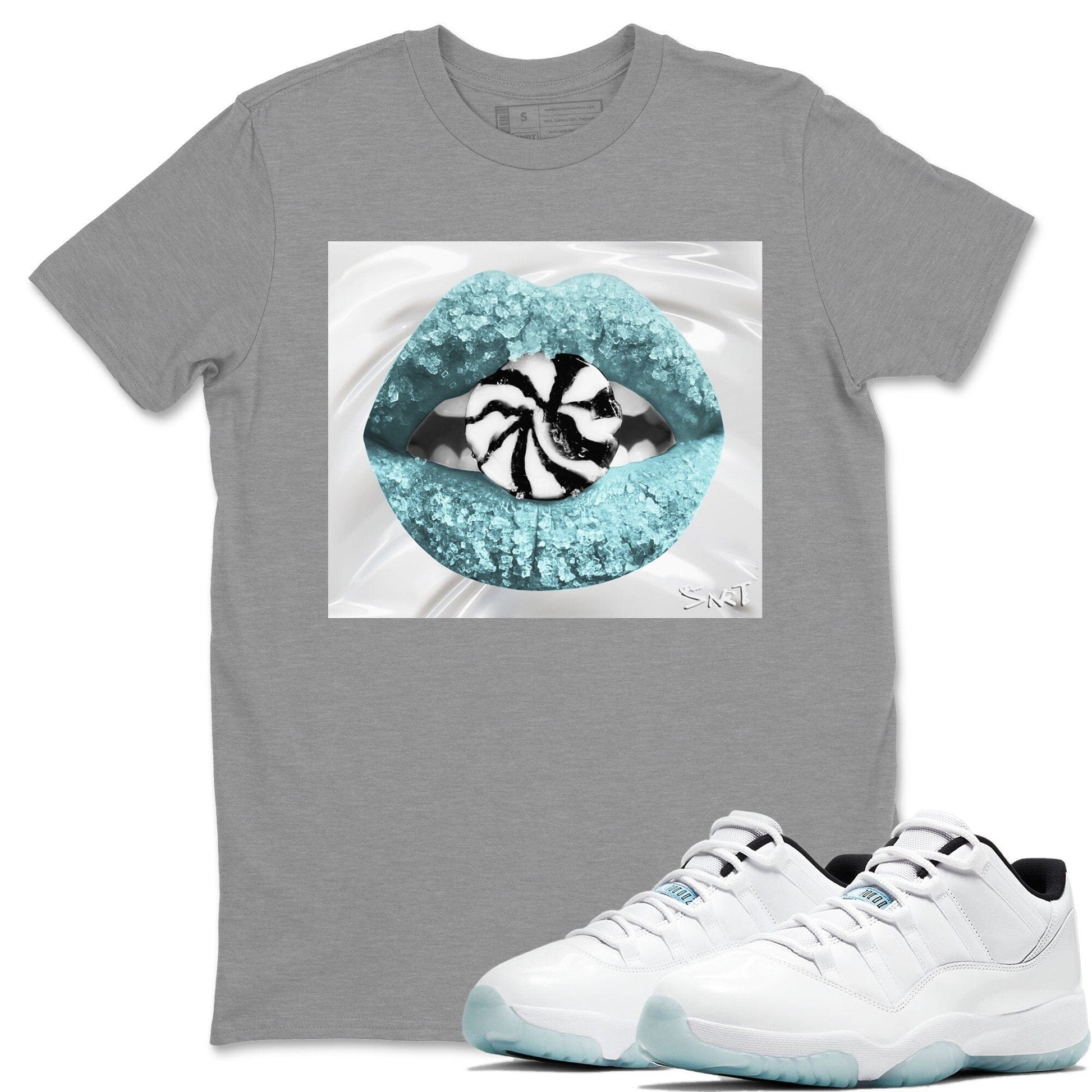 Lips Candy Unisex Tops - Air Jordan 11 Legend Blue