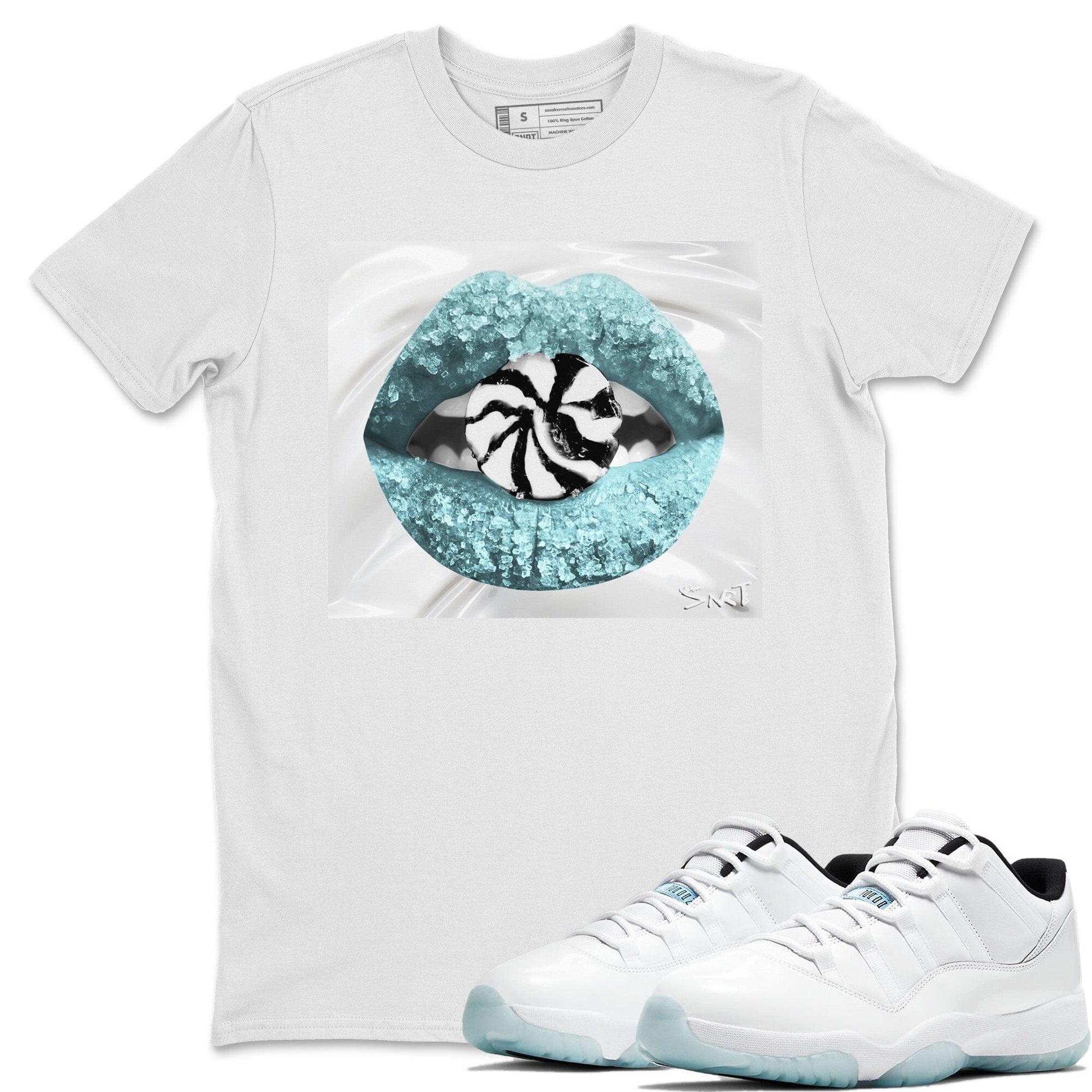 Lips Candy Unisex Tops - Air Jordan 11 Legend Blue