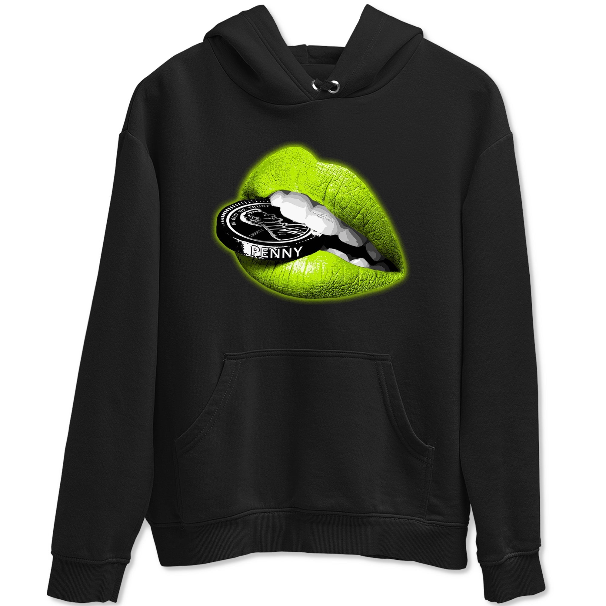 Lips Coin Sneaker Tees - Air Foamposite One Black Volt
