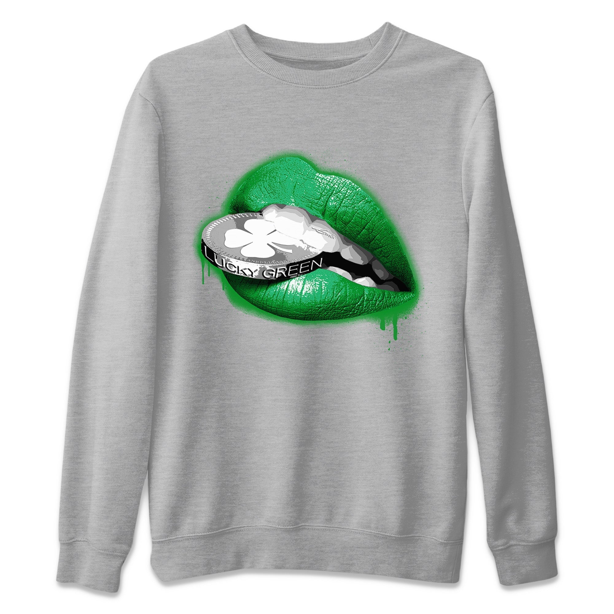 Lips Coin Unisex Tops - Air Jordan 3 Lucky Green