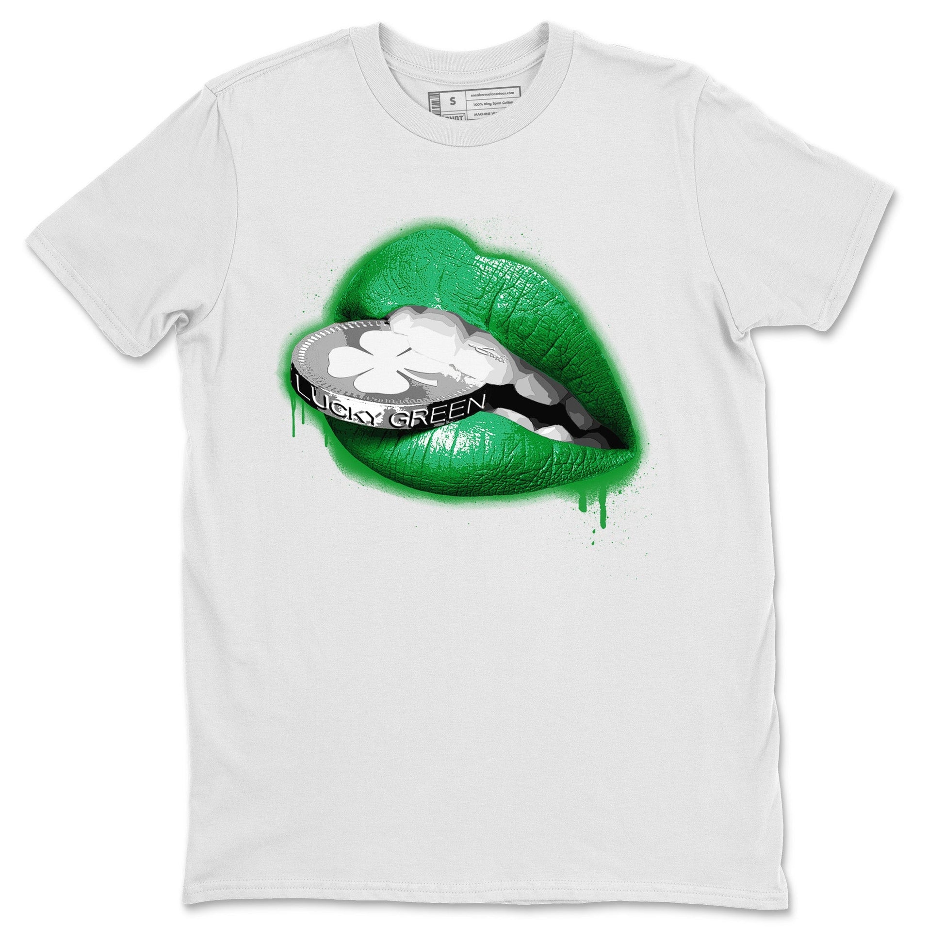 Lips Coin Unisex Tops - Air Jordan 3 Lucky Green