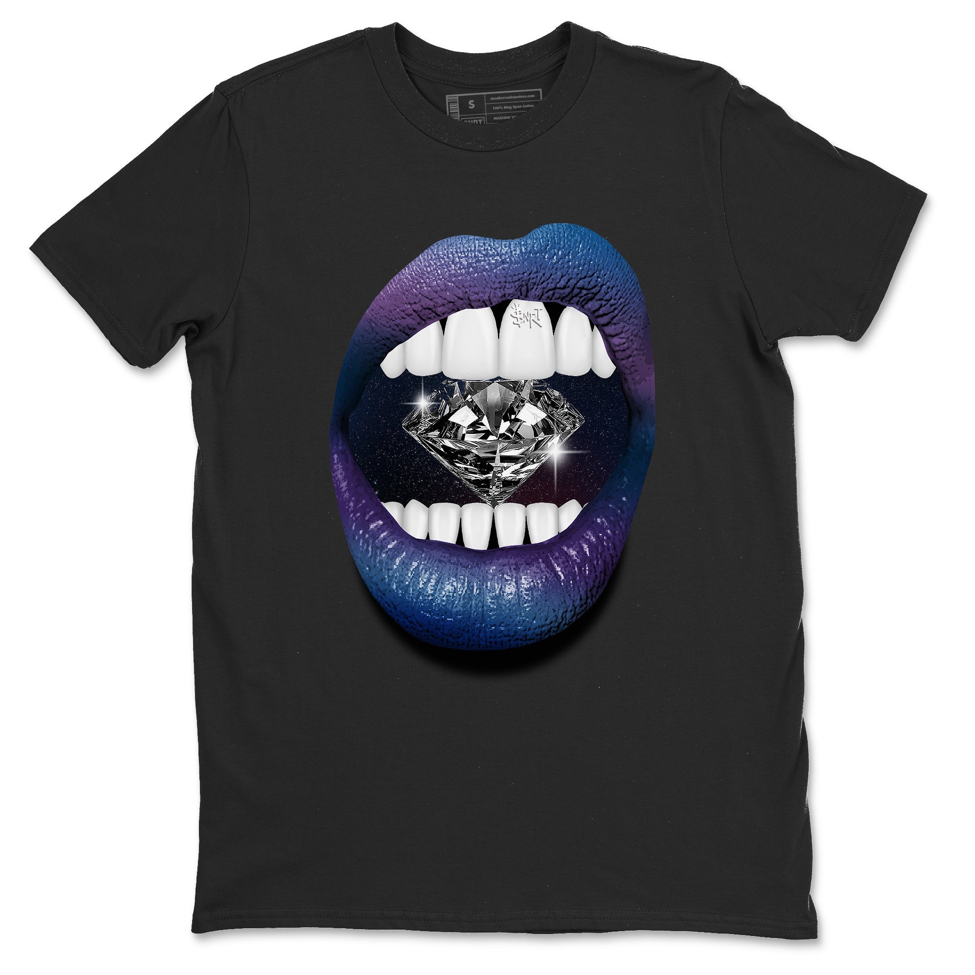 Lips Diamond Sneaker Tees - Air Foamposite One Galaxy