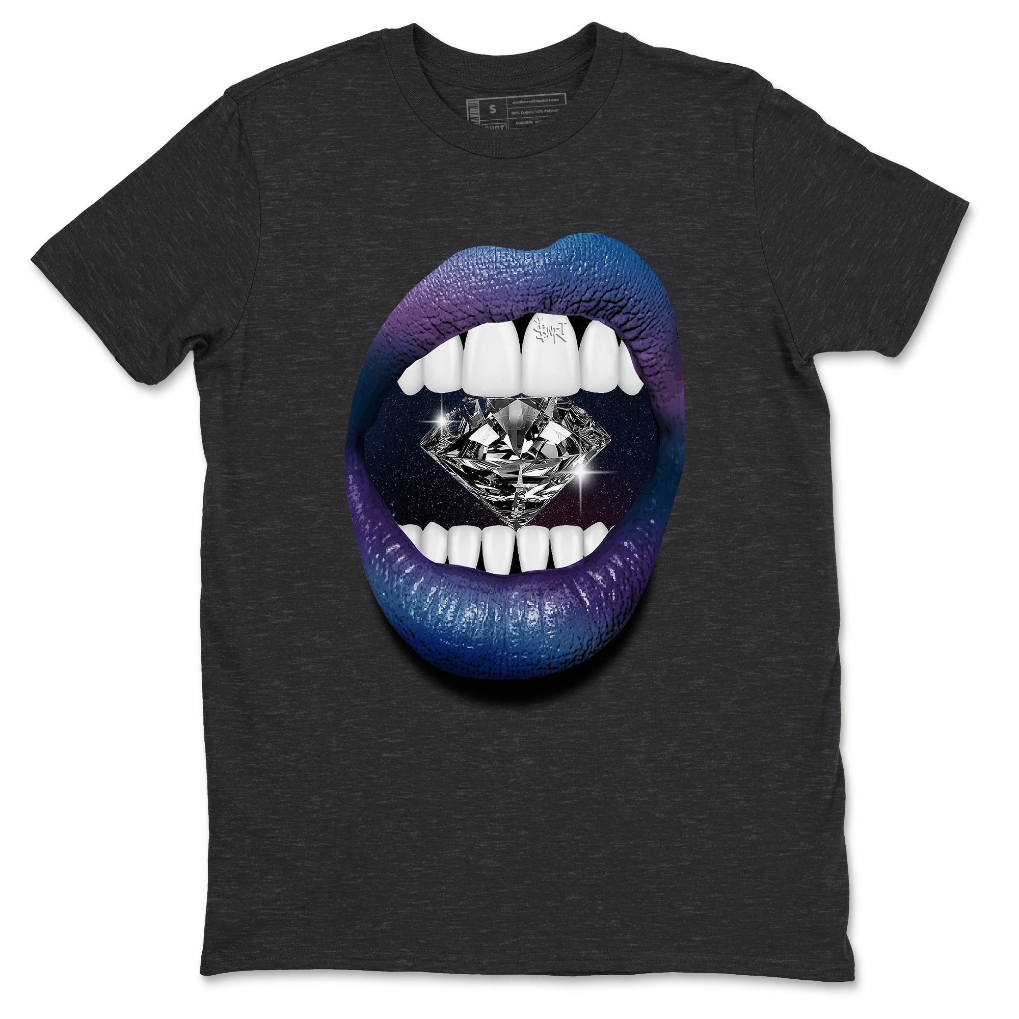 Lips Diamond Sneaker Tees - Air Foamposite One Galaxy