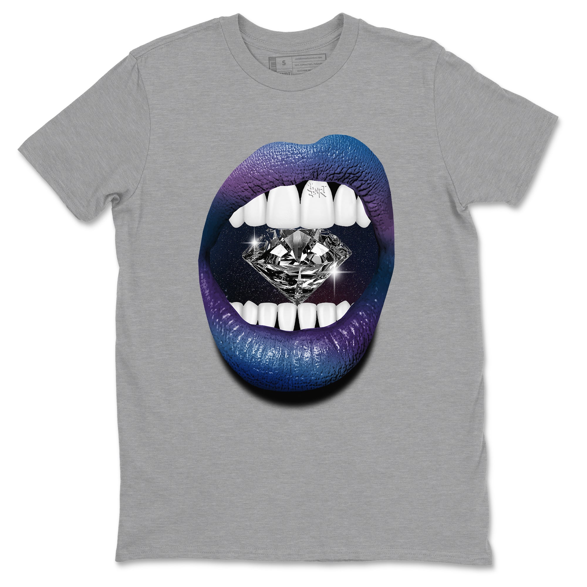 Lips Diamond Sneaker Tees - Air Foamposite One Galaxy