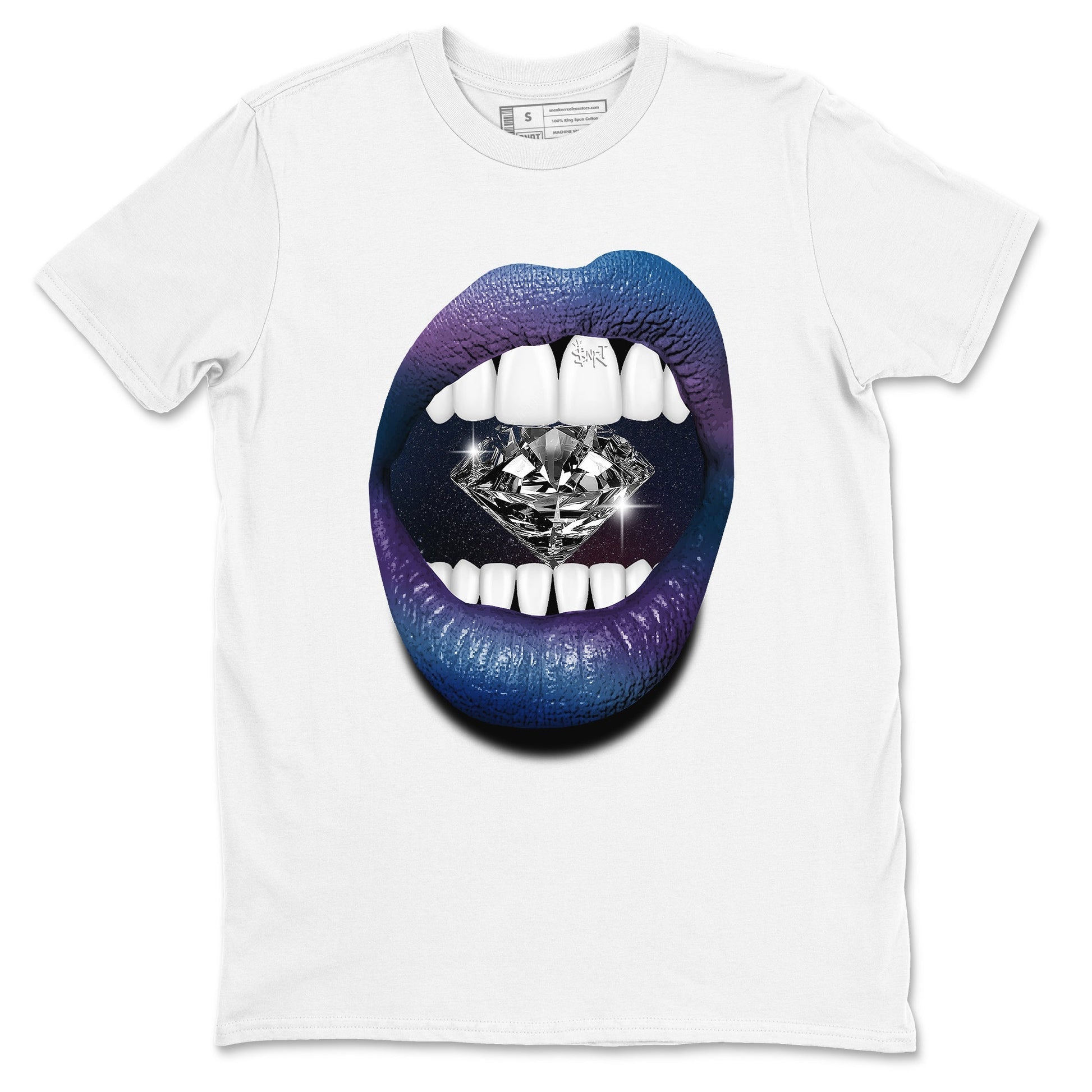 Lips Diamond Sneaker Tees - Air Foamposite One Galaxy