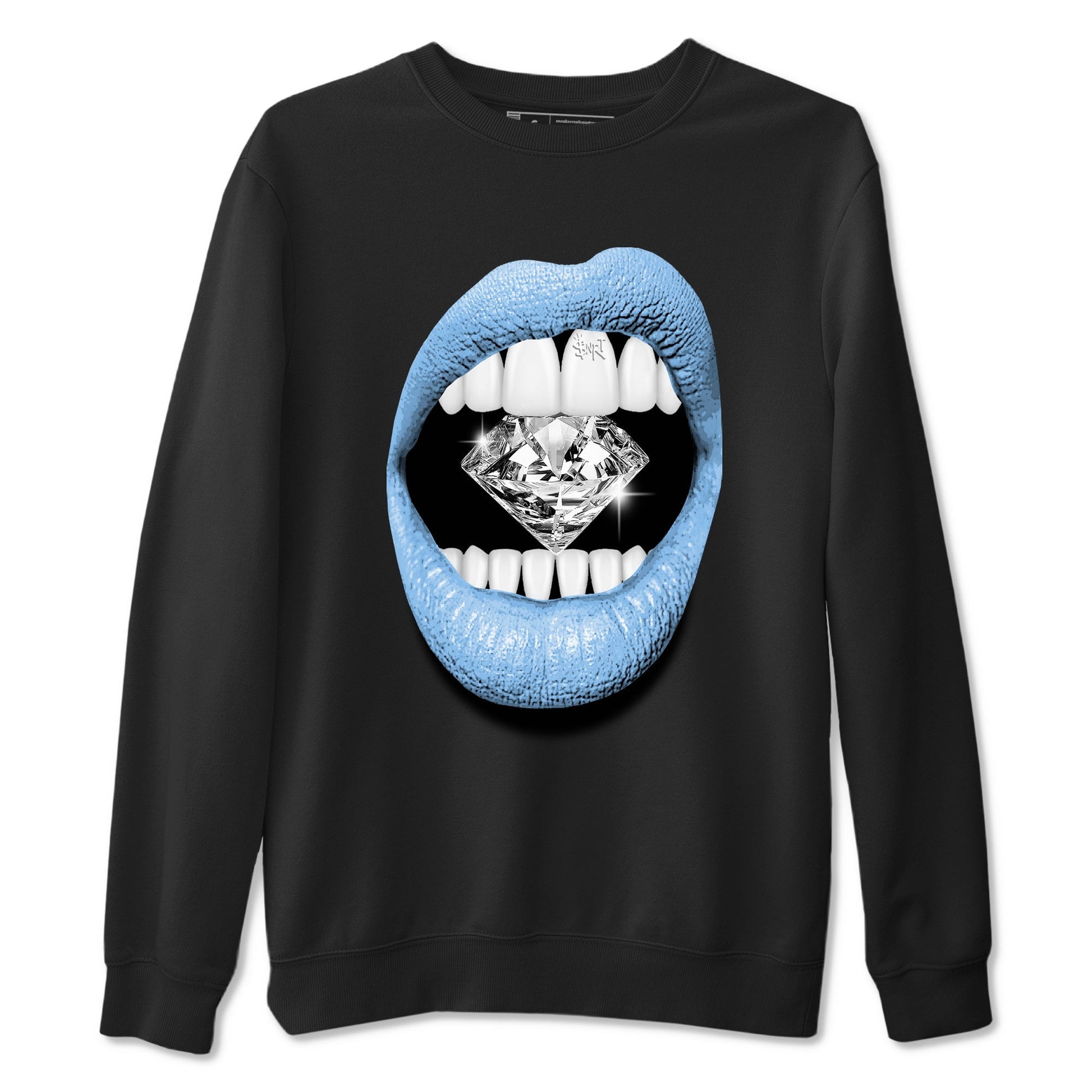 Lips Diamond Sneaker Tees - Air Jordan 11 Legend Blue
