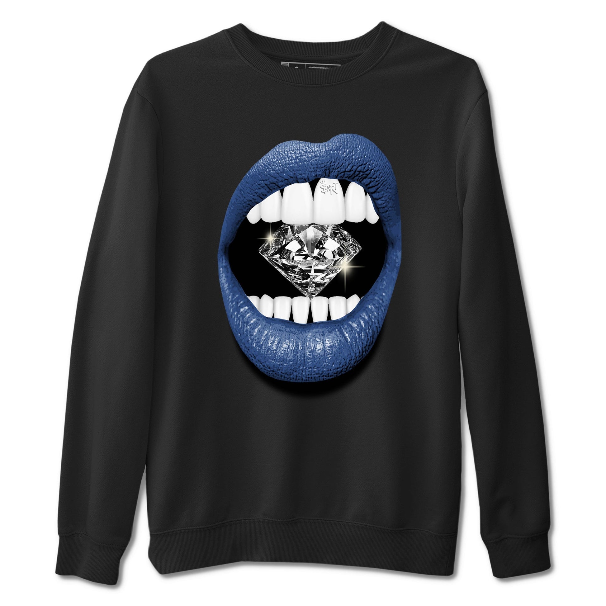 Lips Diamond Sneaker Tees - Air Jordan 3 A Ma Maniere x Diffused Blue