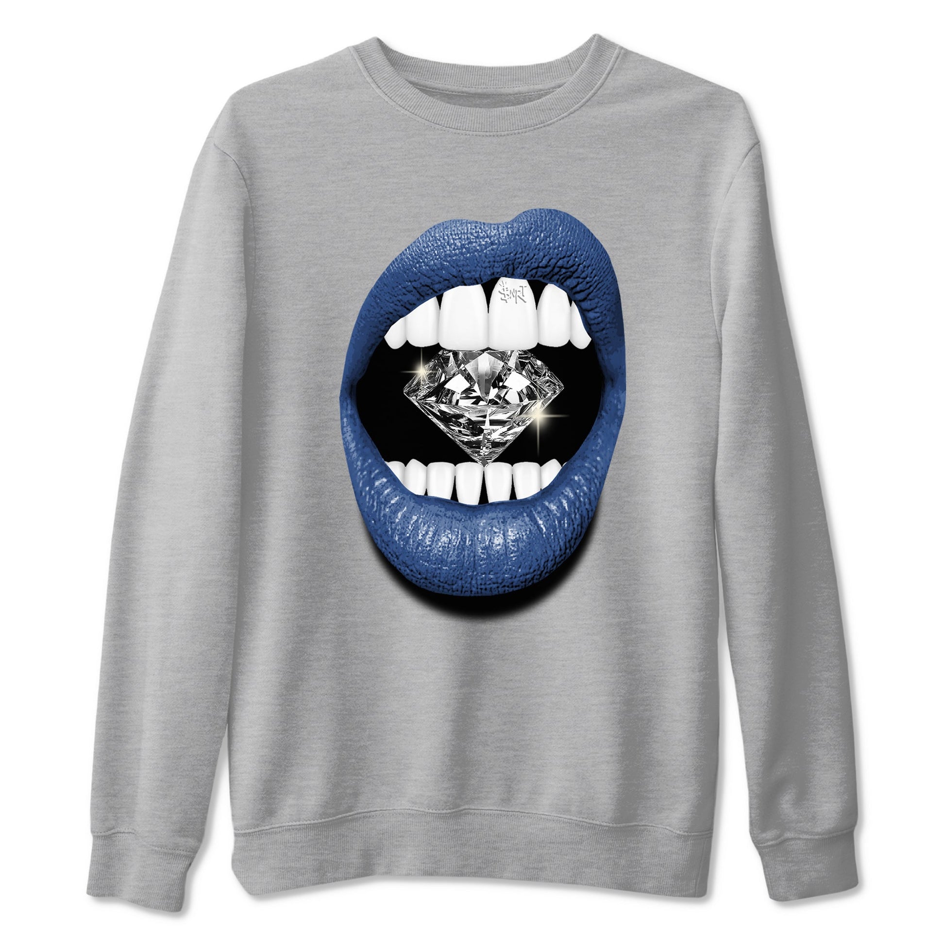 Lips Diamond Sneaker Tees - Air Jordan 3 A Ma Maniere x Diffused Blue