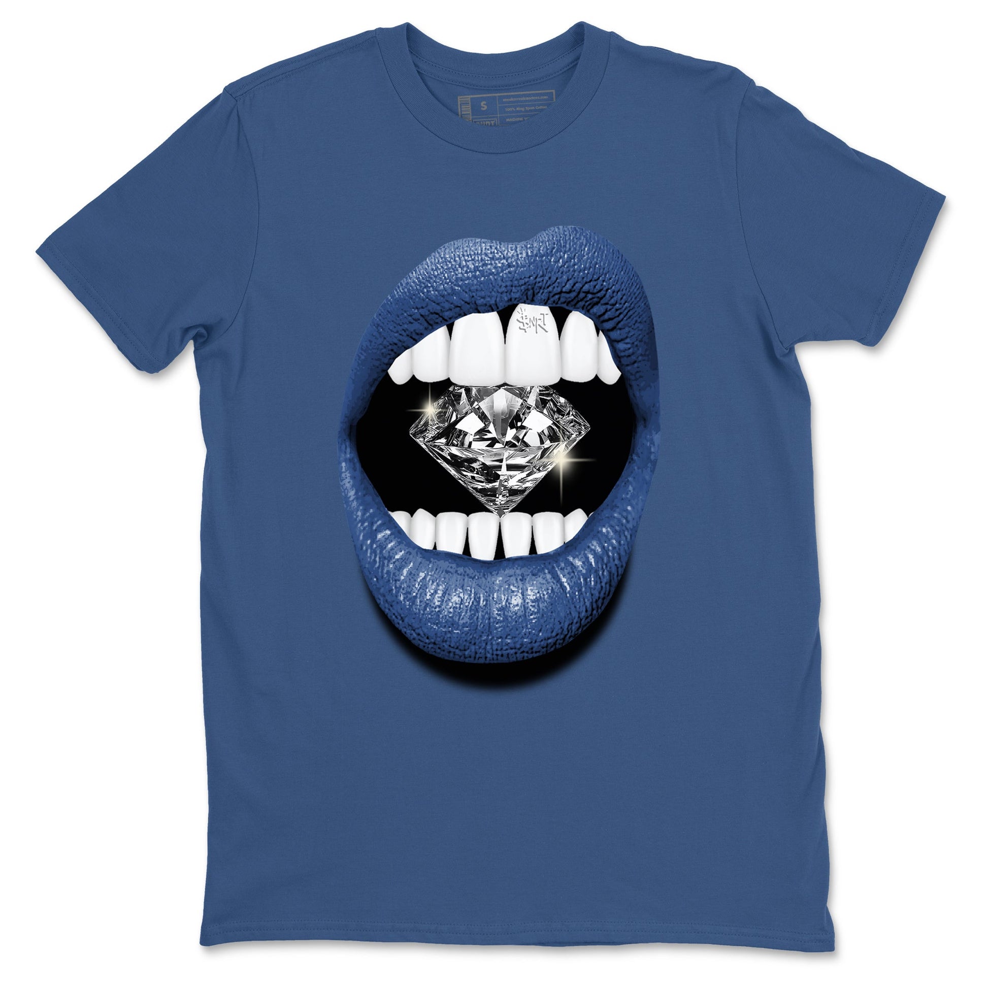 Lips Diamond Sneaker Tees - Air Jordan 3 A Ma Maniere x Diffused Blue