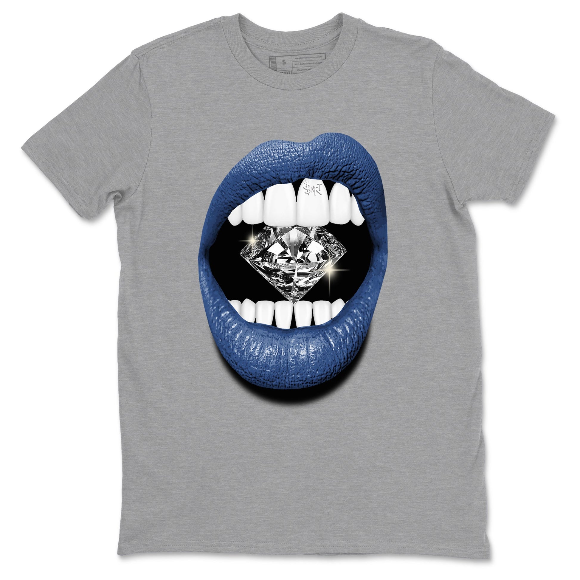 Lips Diamond Sneaker Tees - Air Jordan 3 A Ma Maniere x Diffused Blue