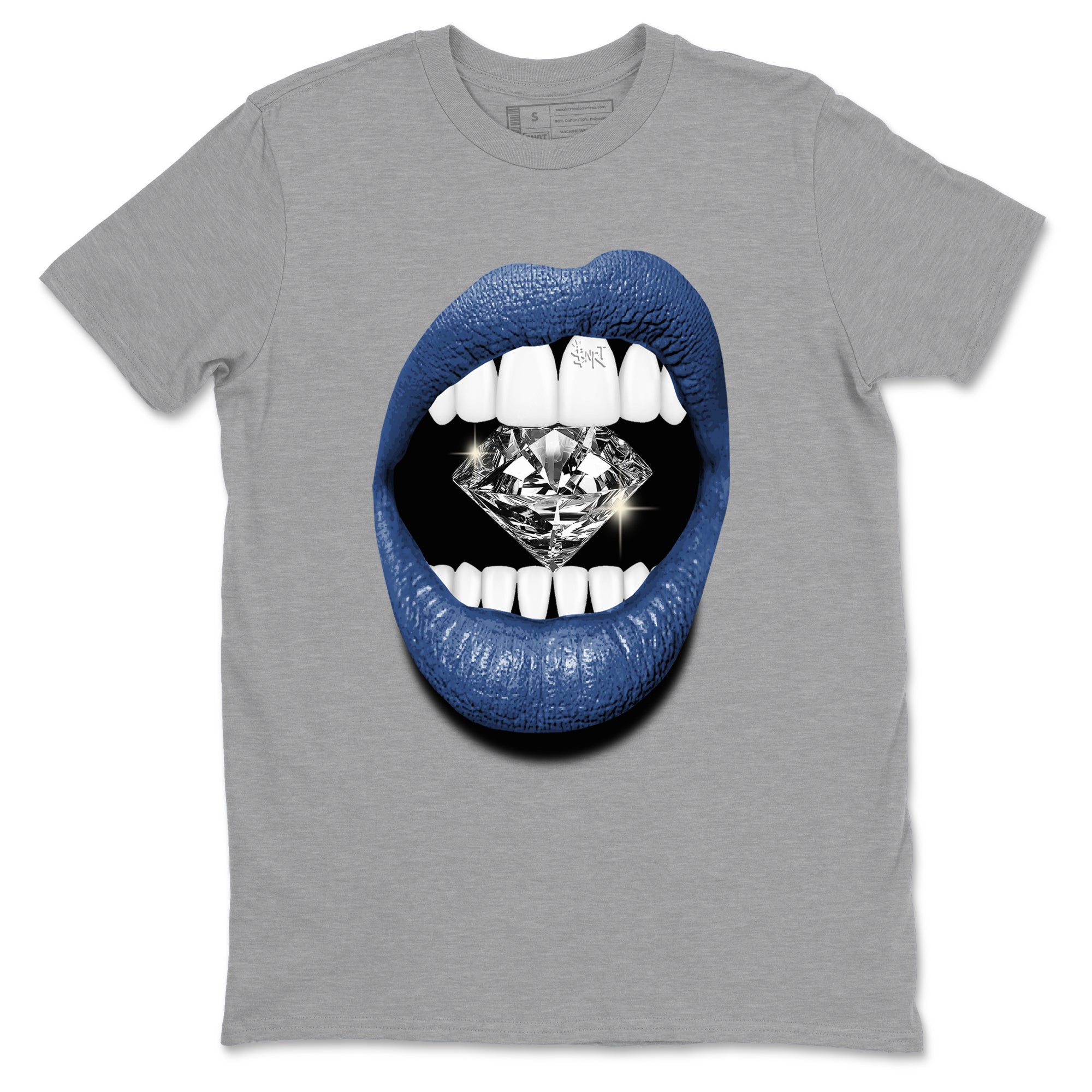 Lips Diamond Sneaker Tees - Air Jordan 3 A Ma Maniere x Diffused Blue