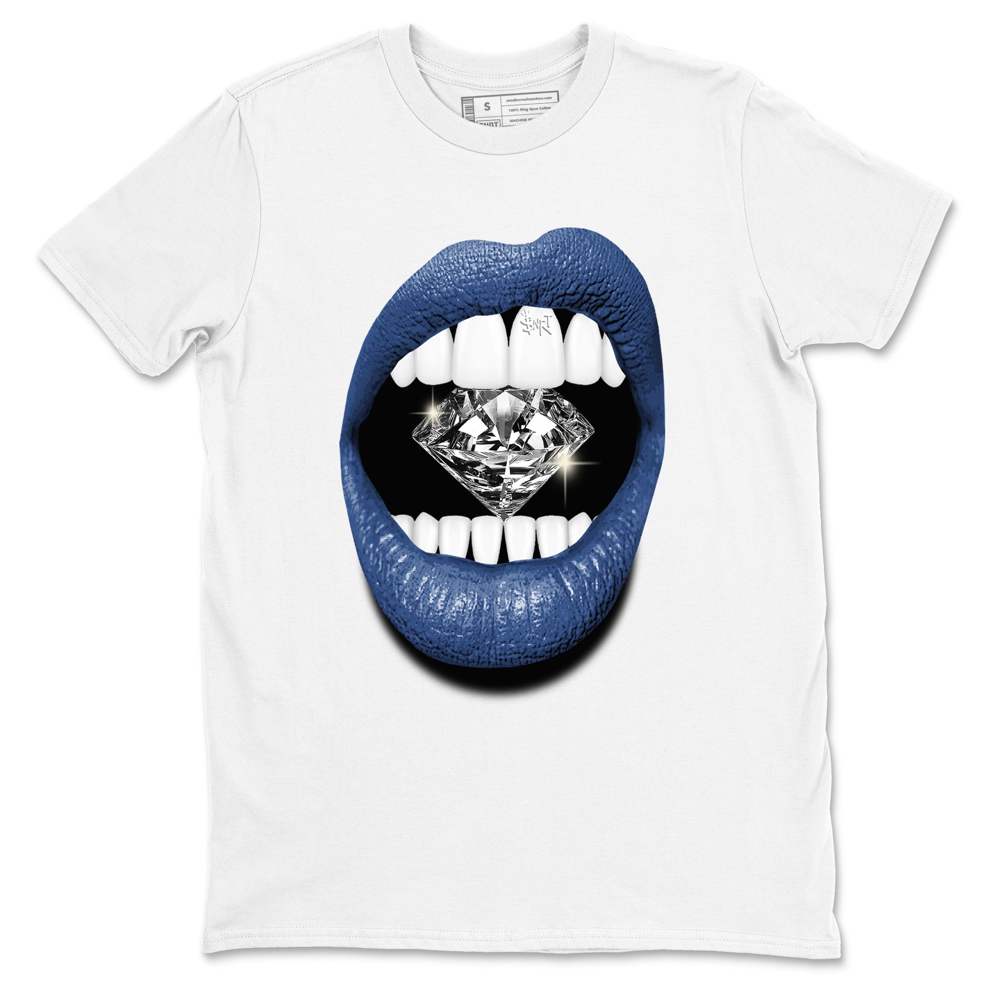 Lips Diamond Sneaker Tees - Air Jordan 3 A Ma Maniere x Diffused Blue